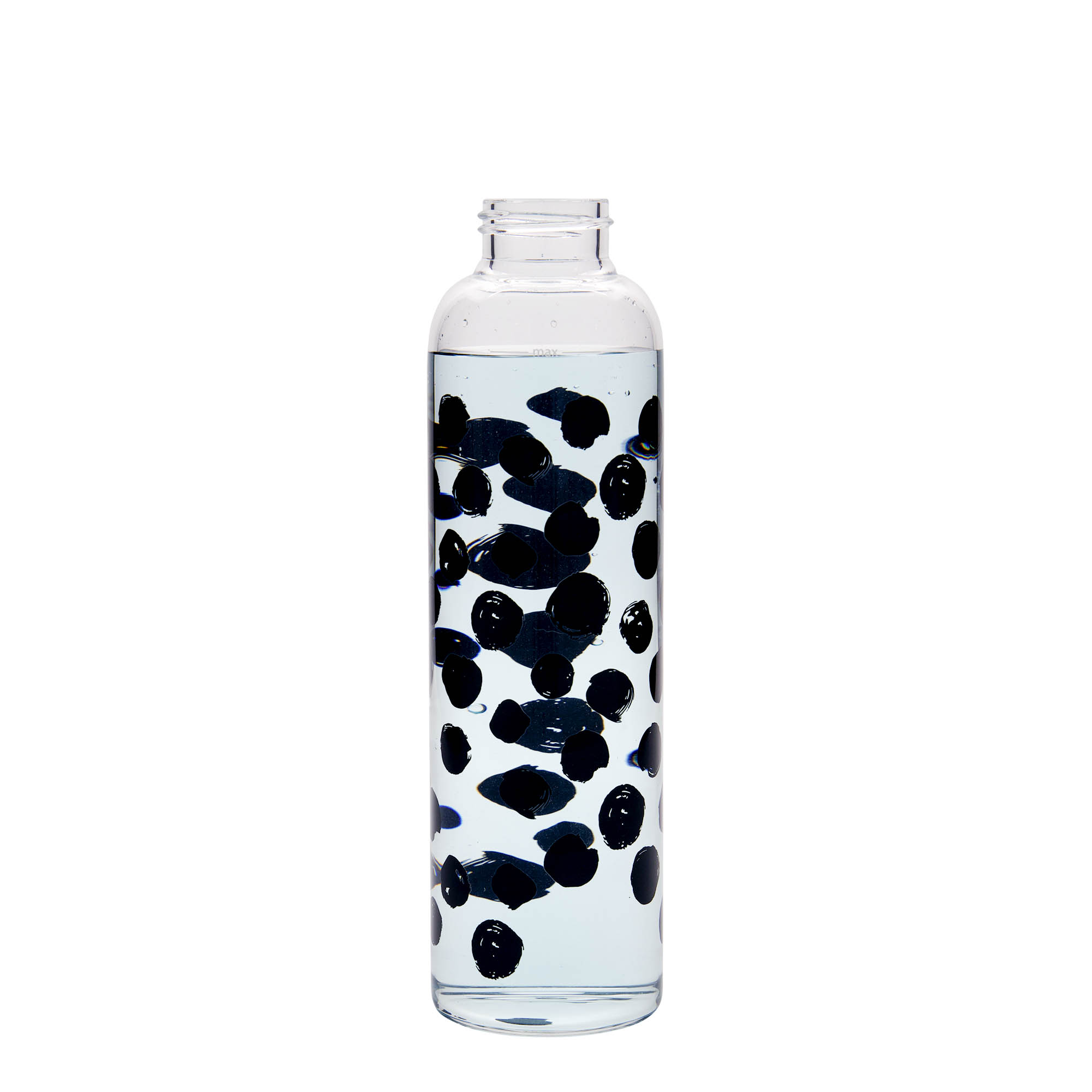 500 ml water bottle 'Perseus', print: black dots, closure: screw cap