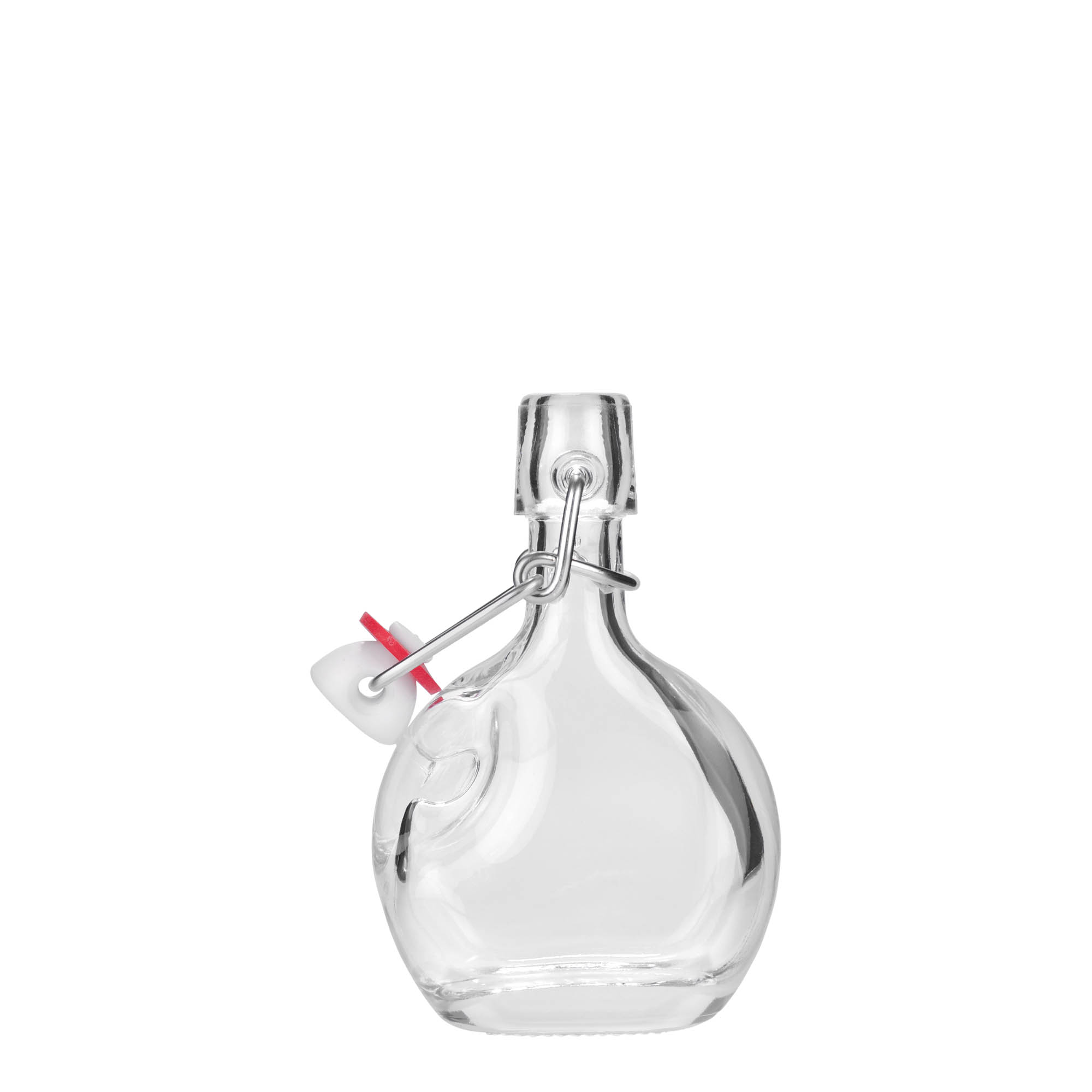 40 ml glass bottle 'Lukas', oval, closure: swing top