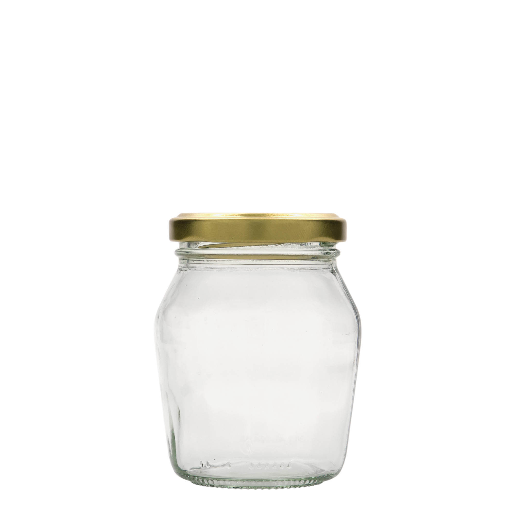 180 ml bulbous round jar, closure: twist off (TO 58)