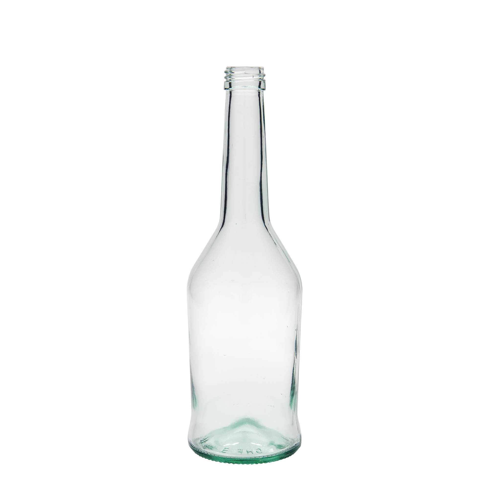 500 ml glass spirit bottle, closure: PP 28