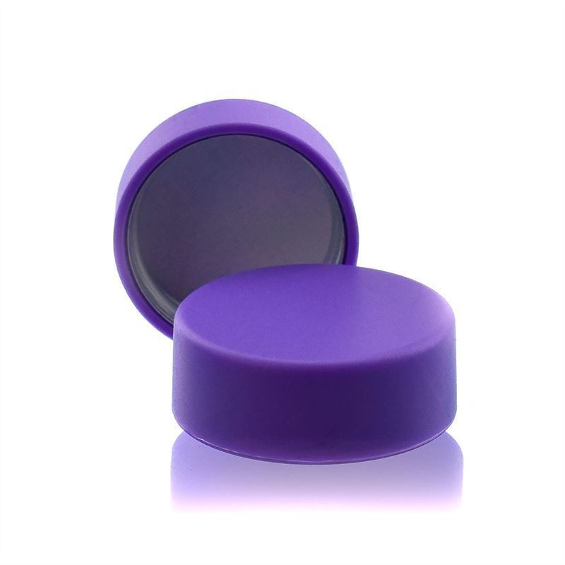 Screw cap, ABS plastic, violet, for opening: GPI 33/400