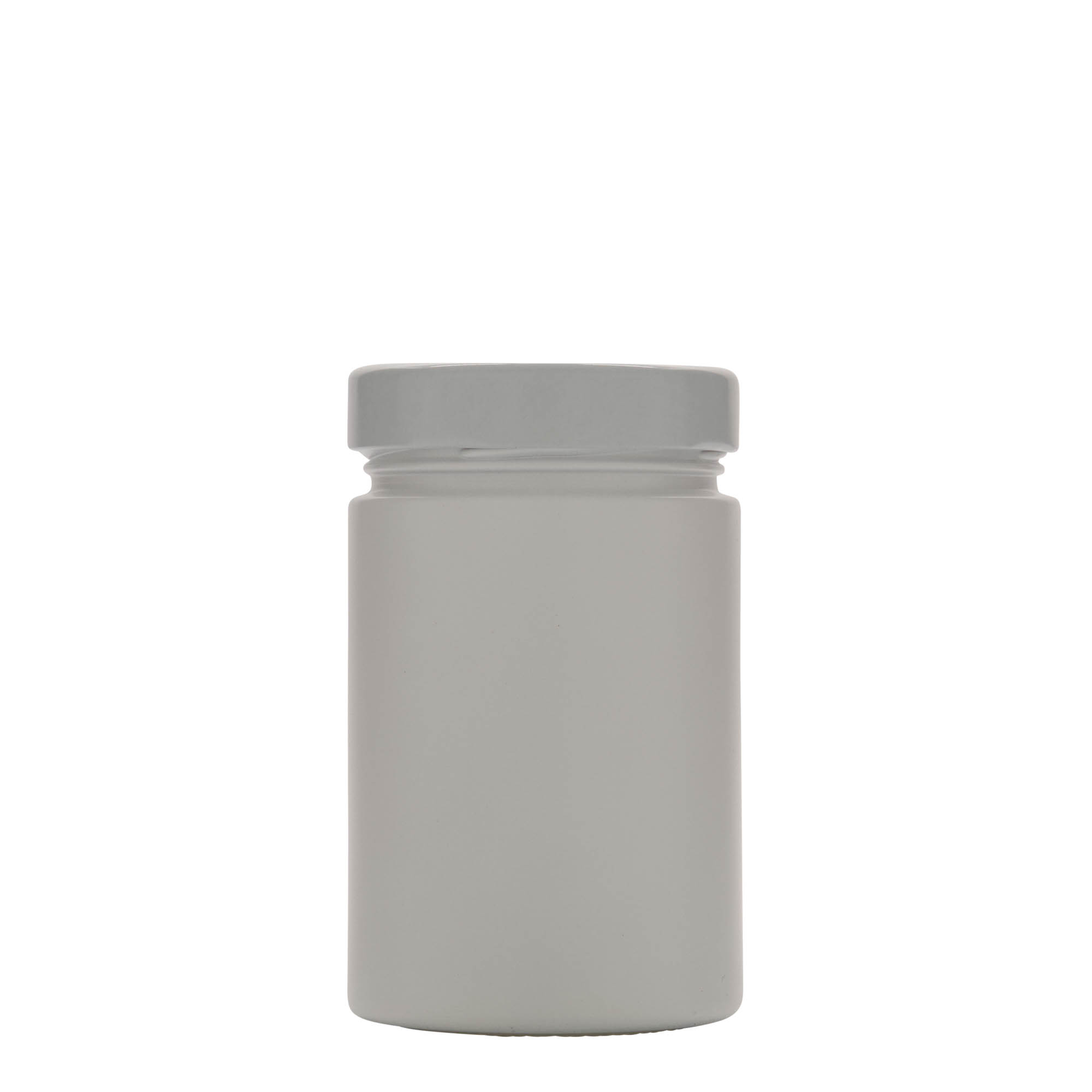 327 ml round jar 'Aurora', white, closure: deep twist off (DTO 66)