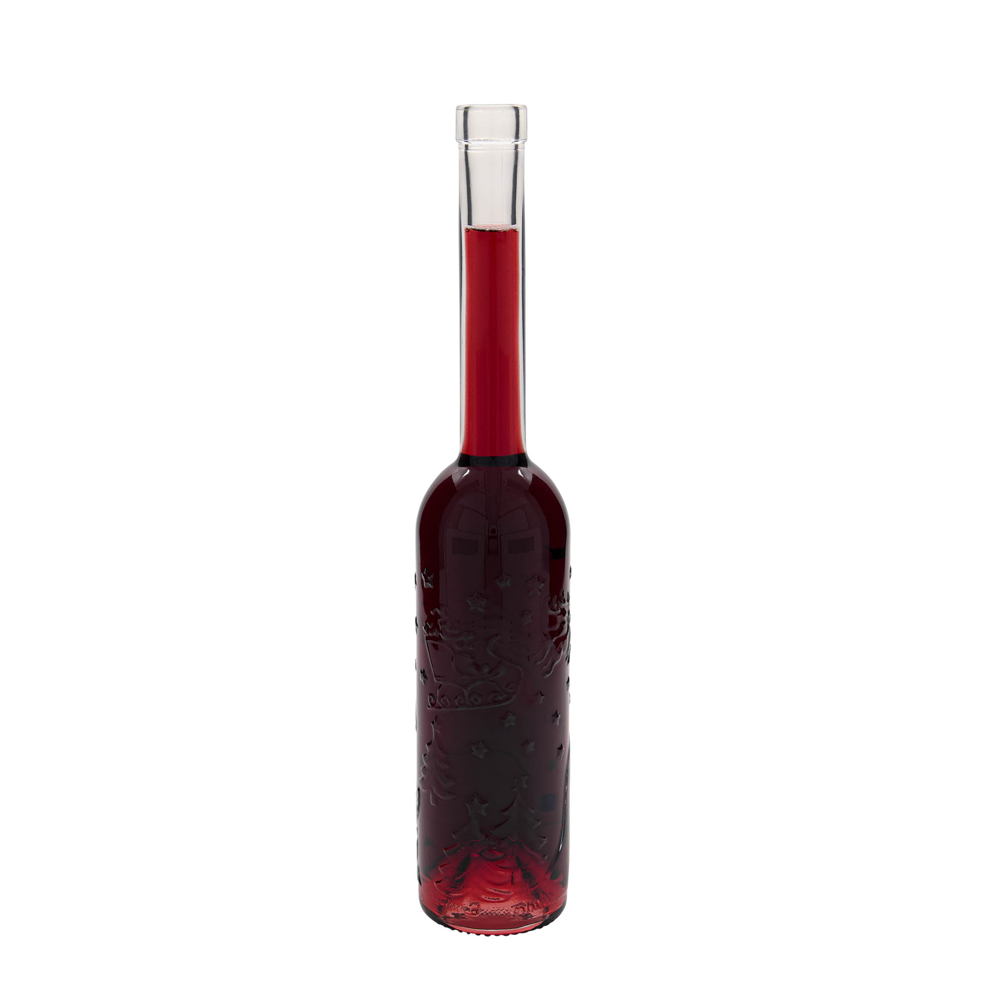 350 ml glass bottle 'Opera Weihnachts-Relief', closure: cork