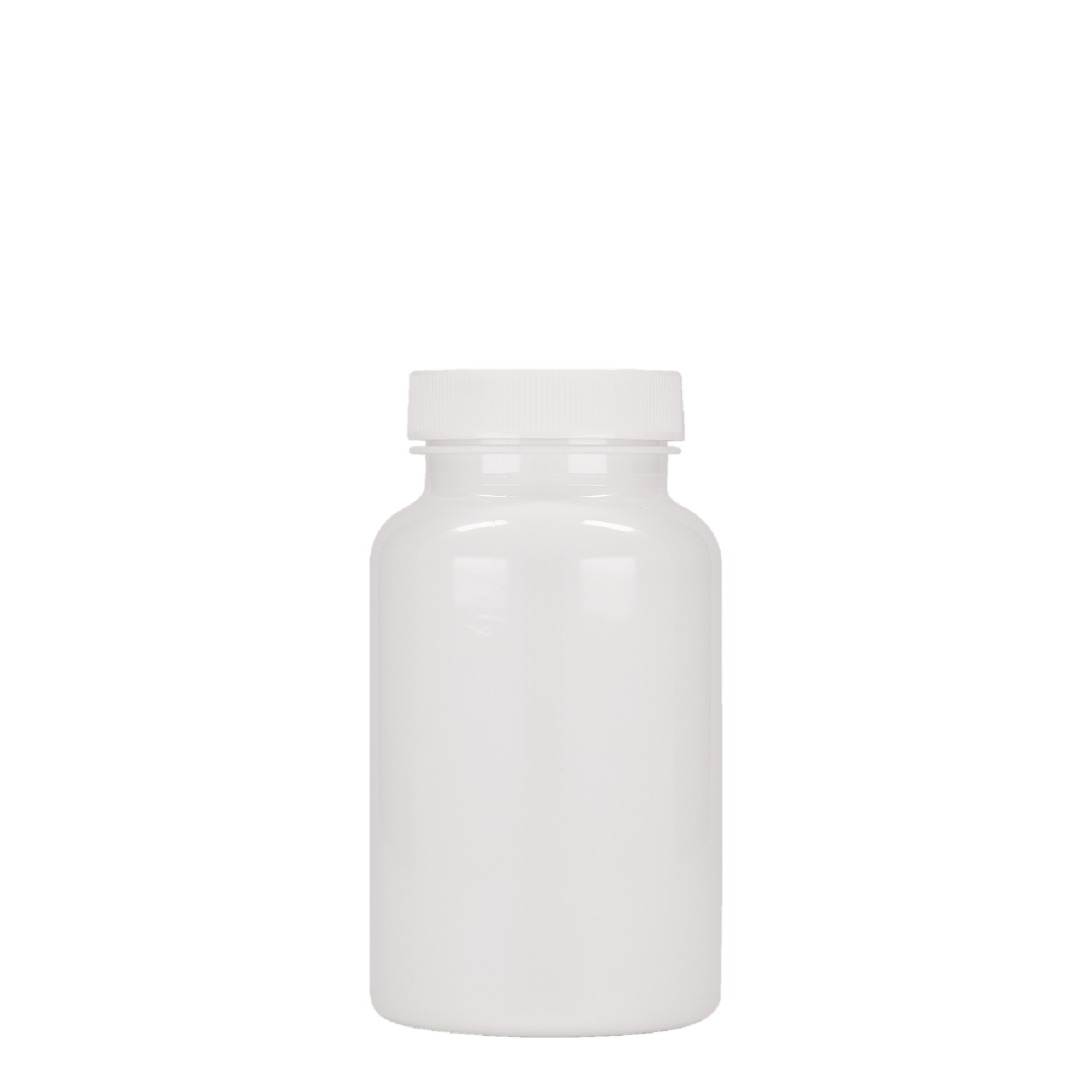 200 ml PET packer, plastic, white, closure: GPI 45/400