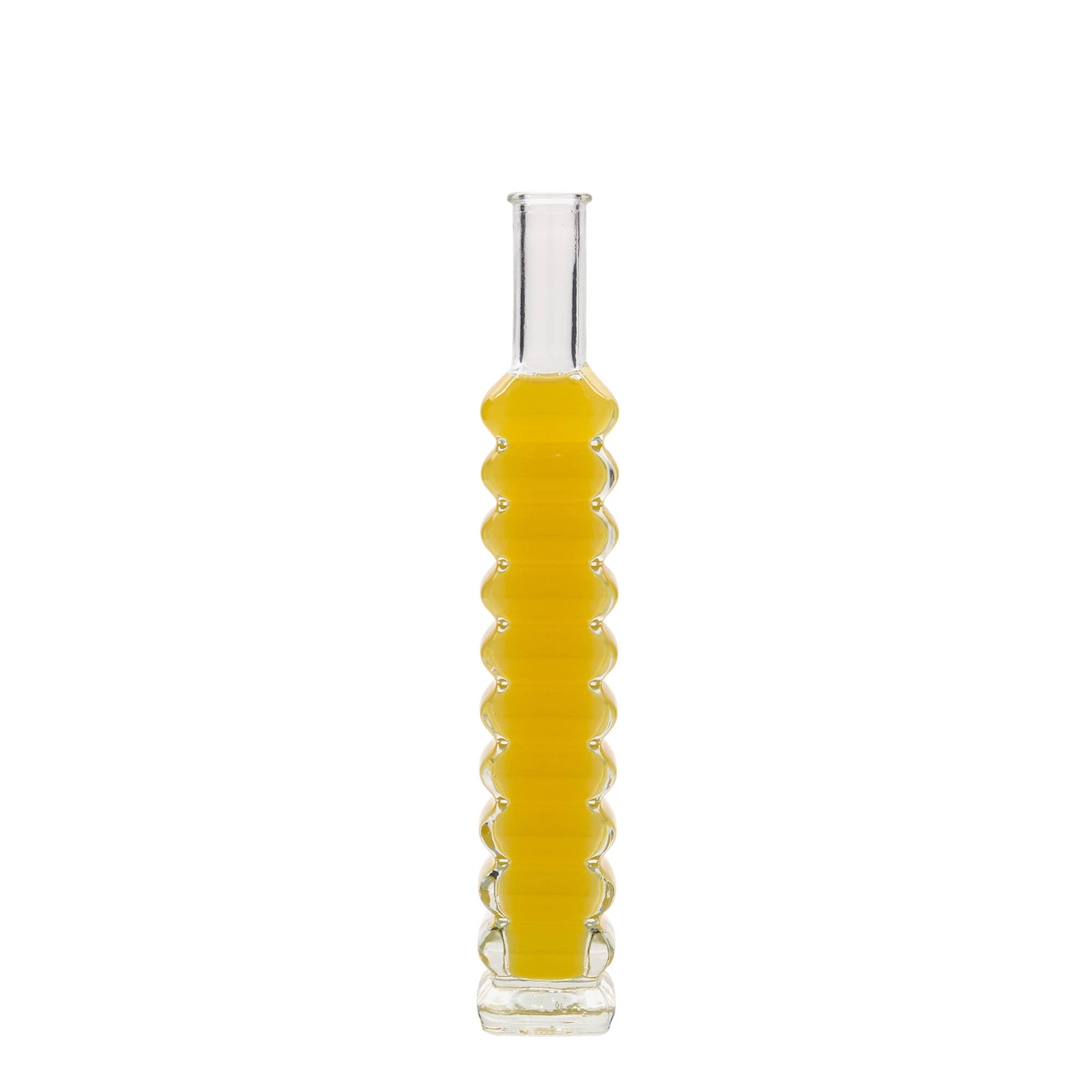 100 ml glass bottle 'Roma', square, closure: cork