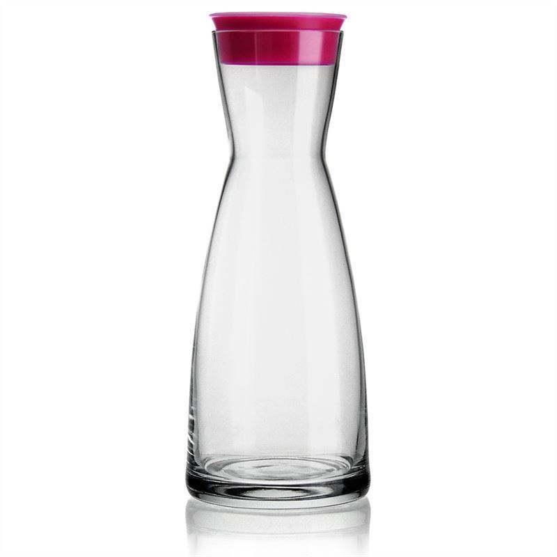 1,000 ml carafe 'Ypsilon', glass, pink