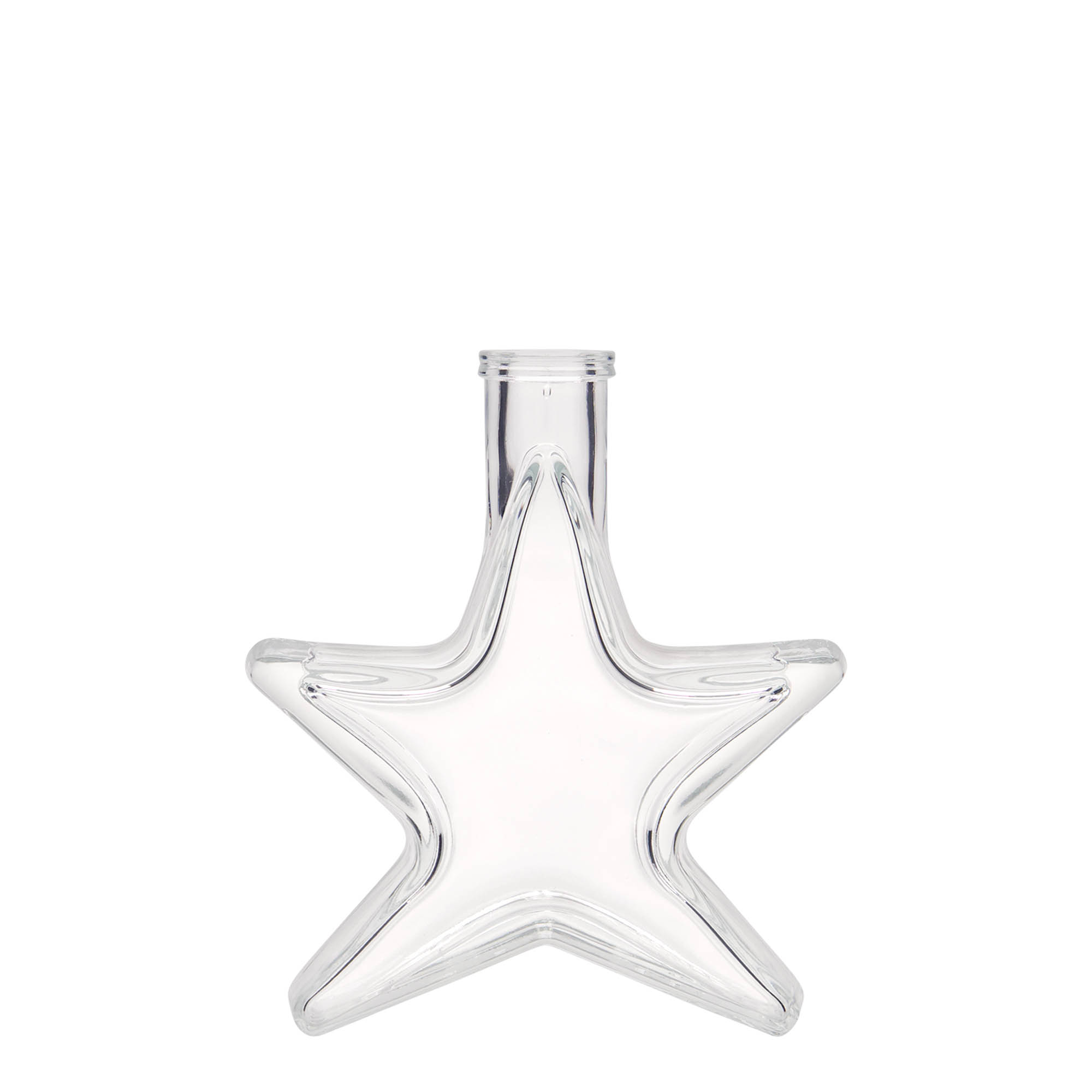 100 ml glass bottle 'Star', closure: cork