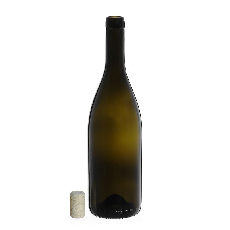 750 ml wine bottle 'Tiffany', antique green, closure: cork