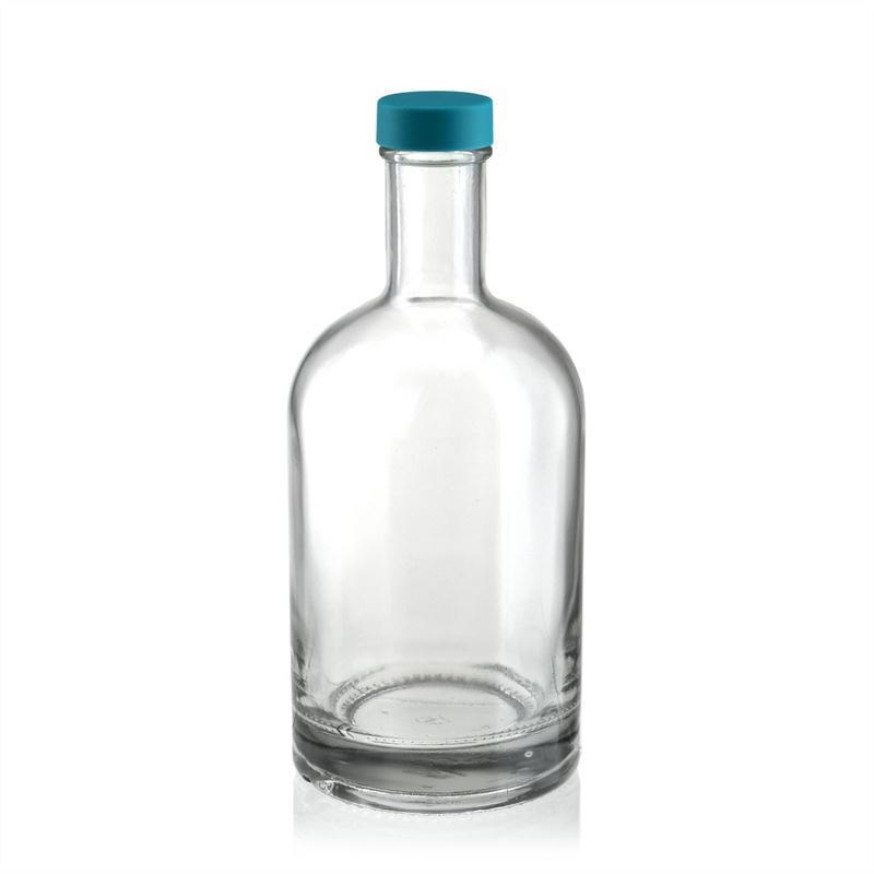 Screw cap, ABS plastic, turquoise, for opening: GPI 28/400