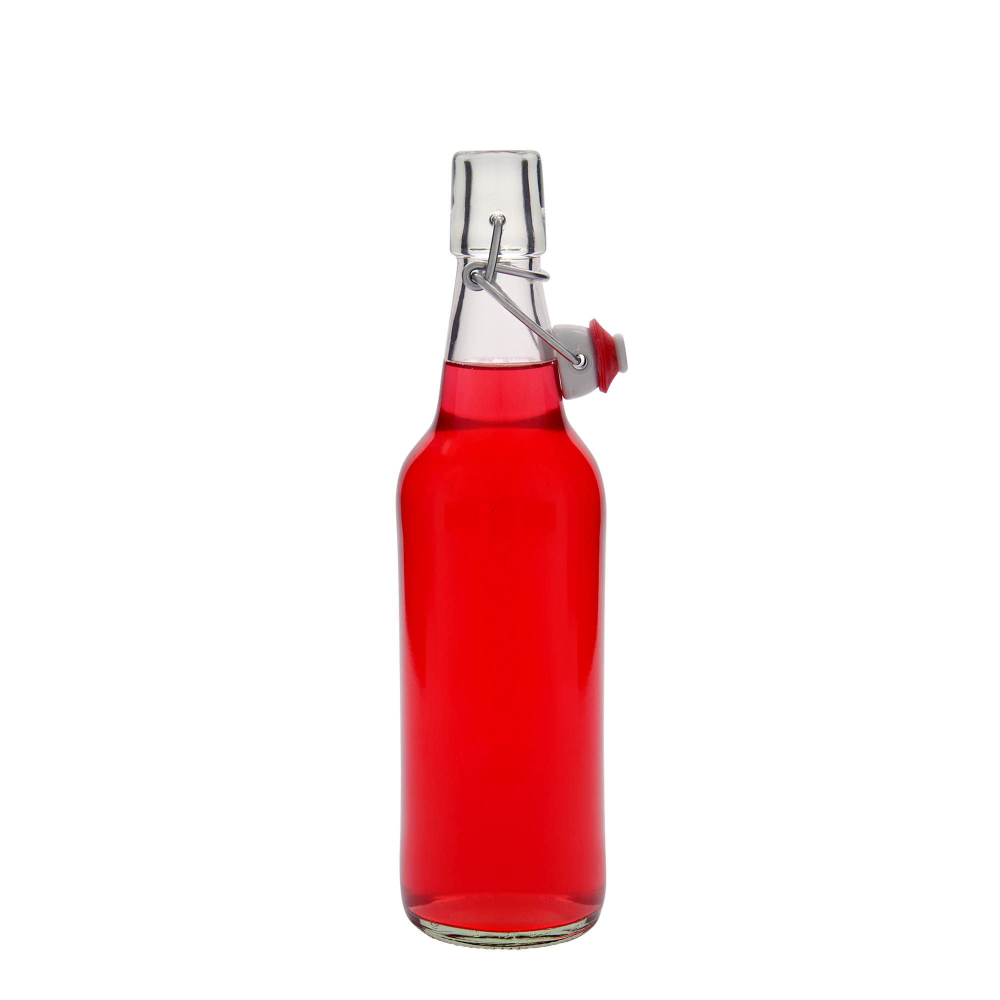 500 ml beer bottle, glass, closure: swing top