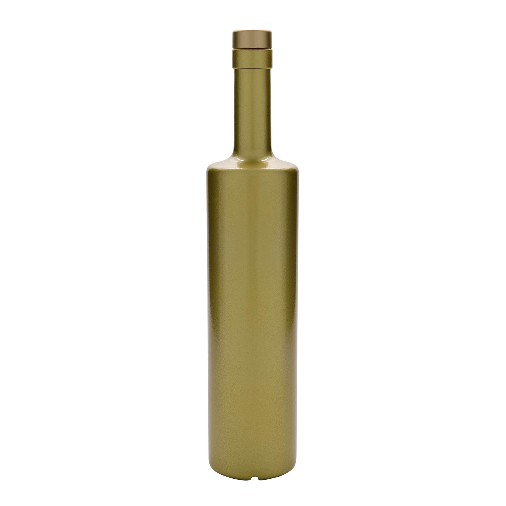 700 ml glass bottle 'Centurio', gold, closure: cork