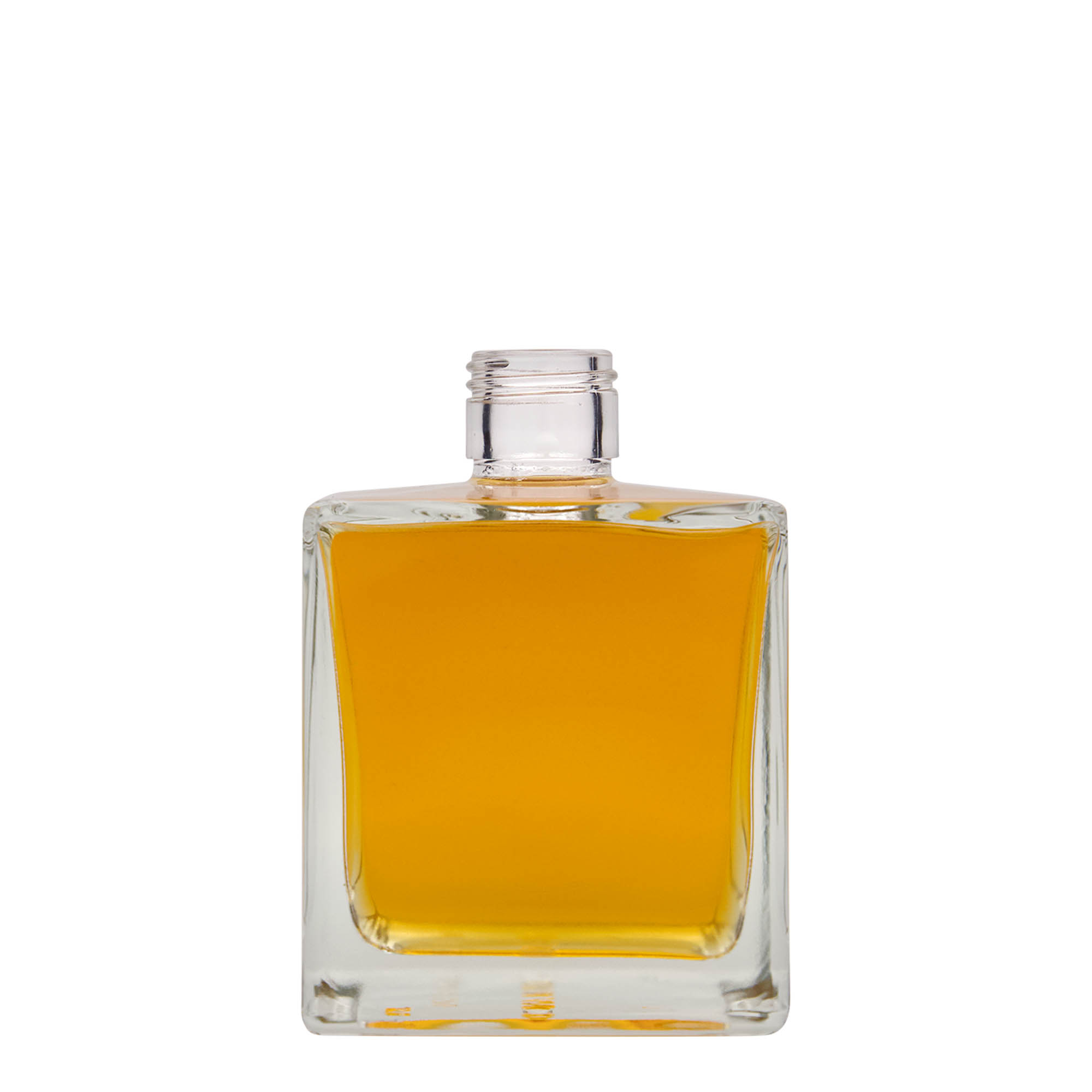 500 ml glass bottle 'Cube', square, closure: PP 31,5