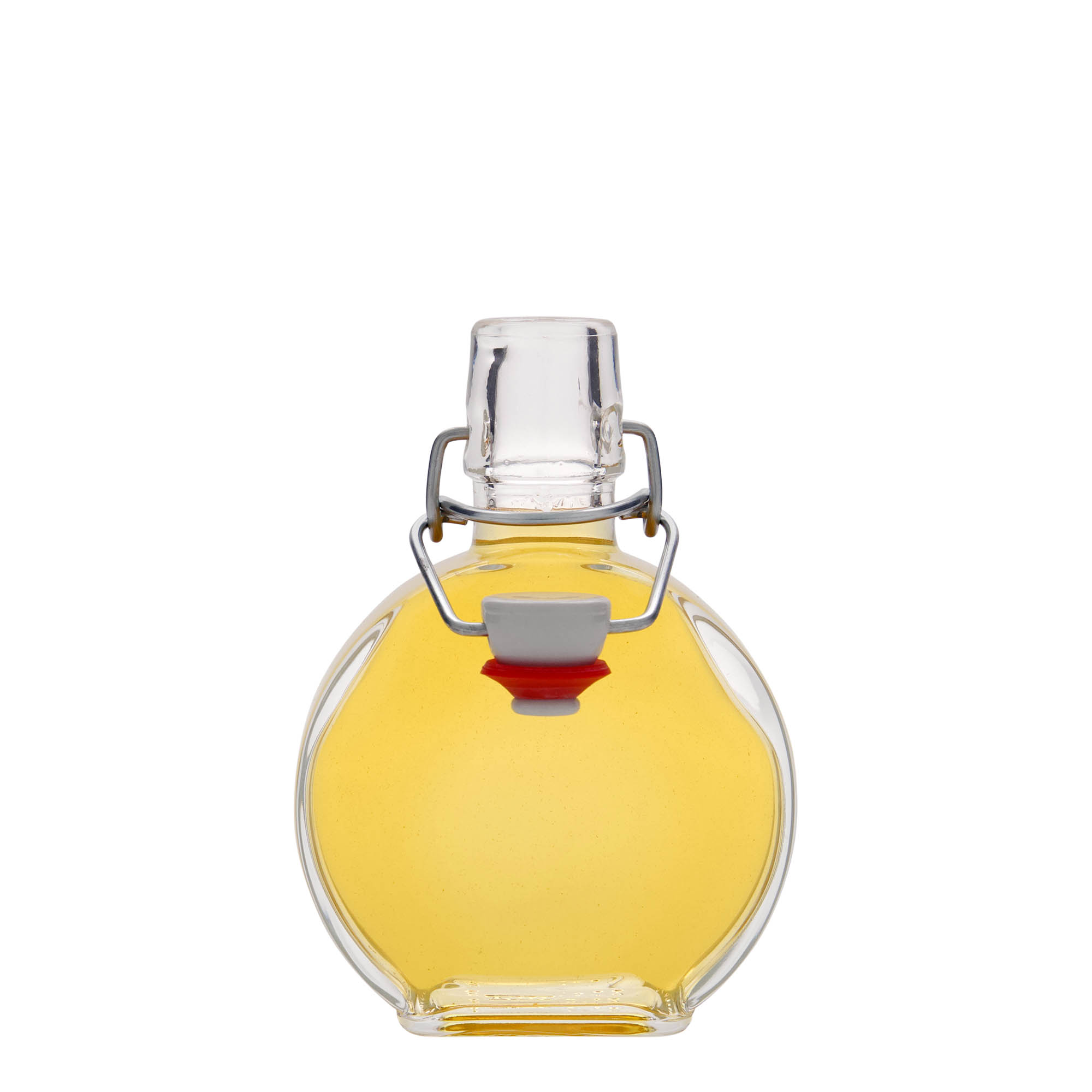 200 ml glass bottle 'Sensatione', rectangular, closure: swing top