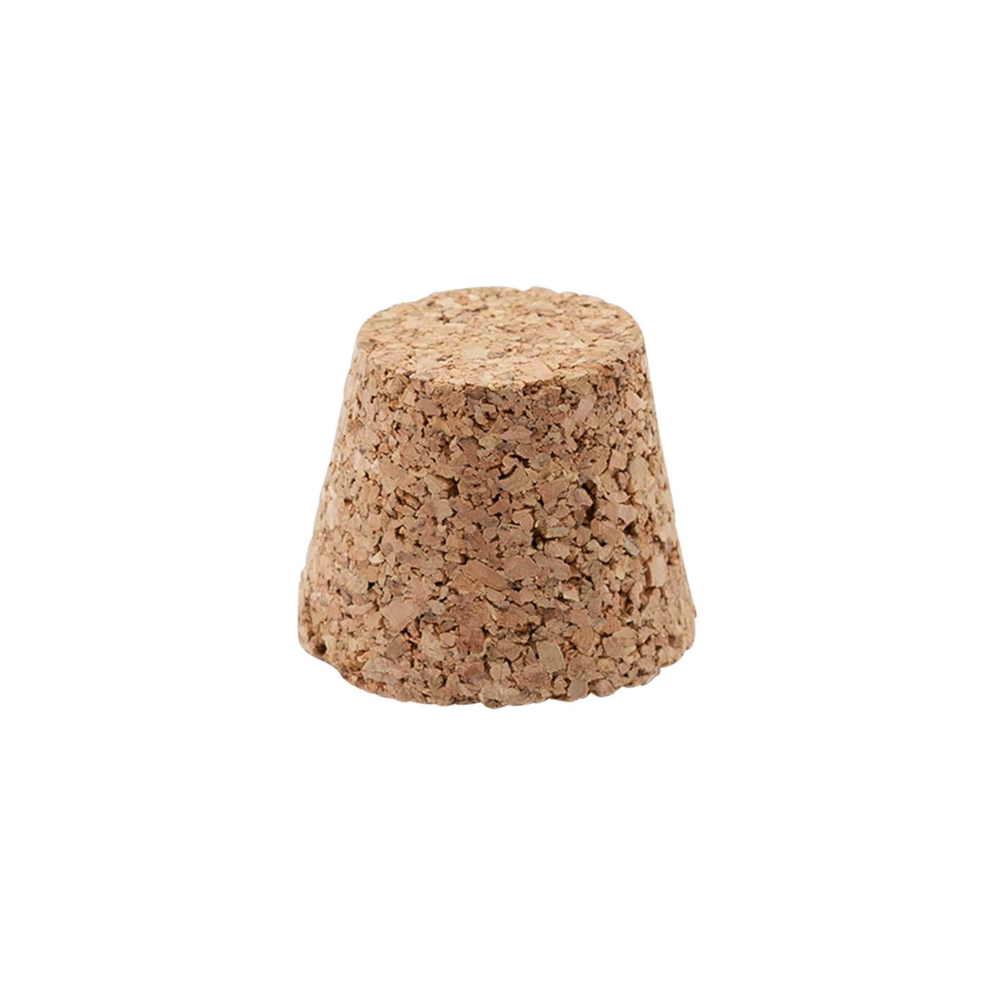 Pointed cork 25–35 x 27, pressed cork, beige, for opening: cork