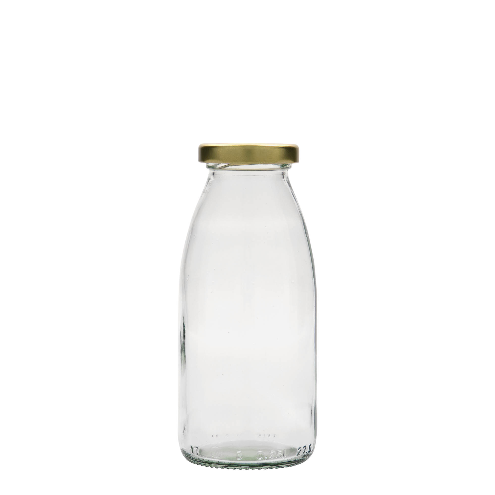 250 ml glass bottle ‘Vroni’, closure: twist off (TO 43)