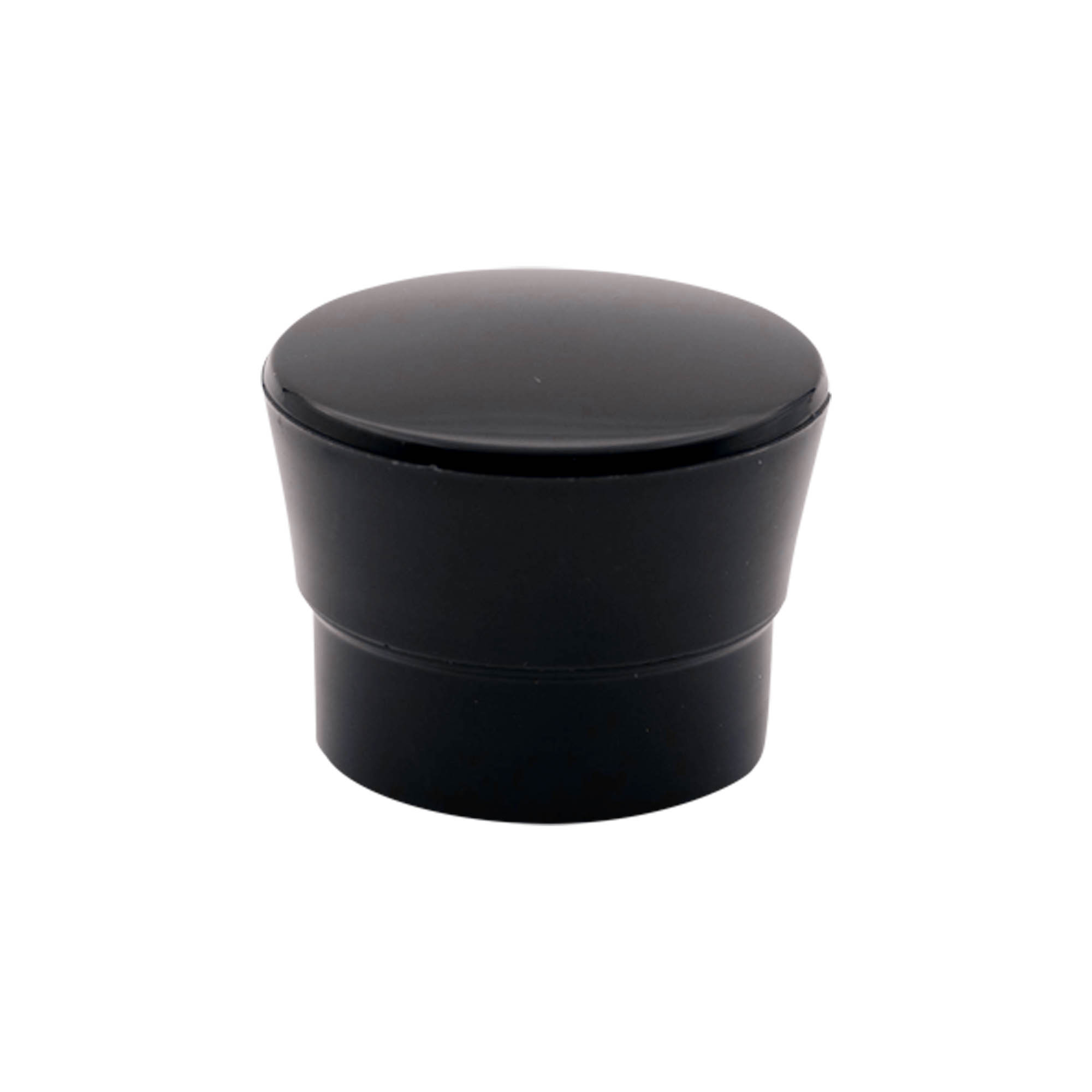 Mill cap for spice jar, PP plastic, black, for opening: GPI 38/400