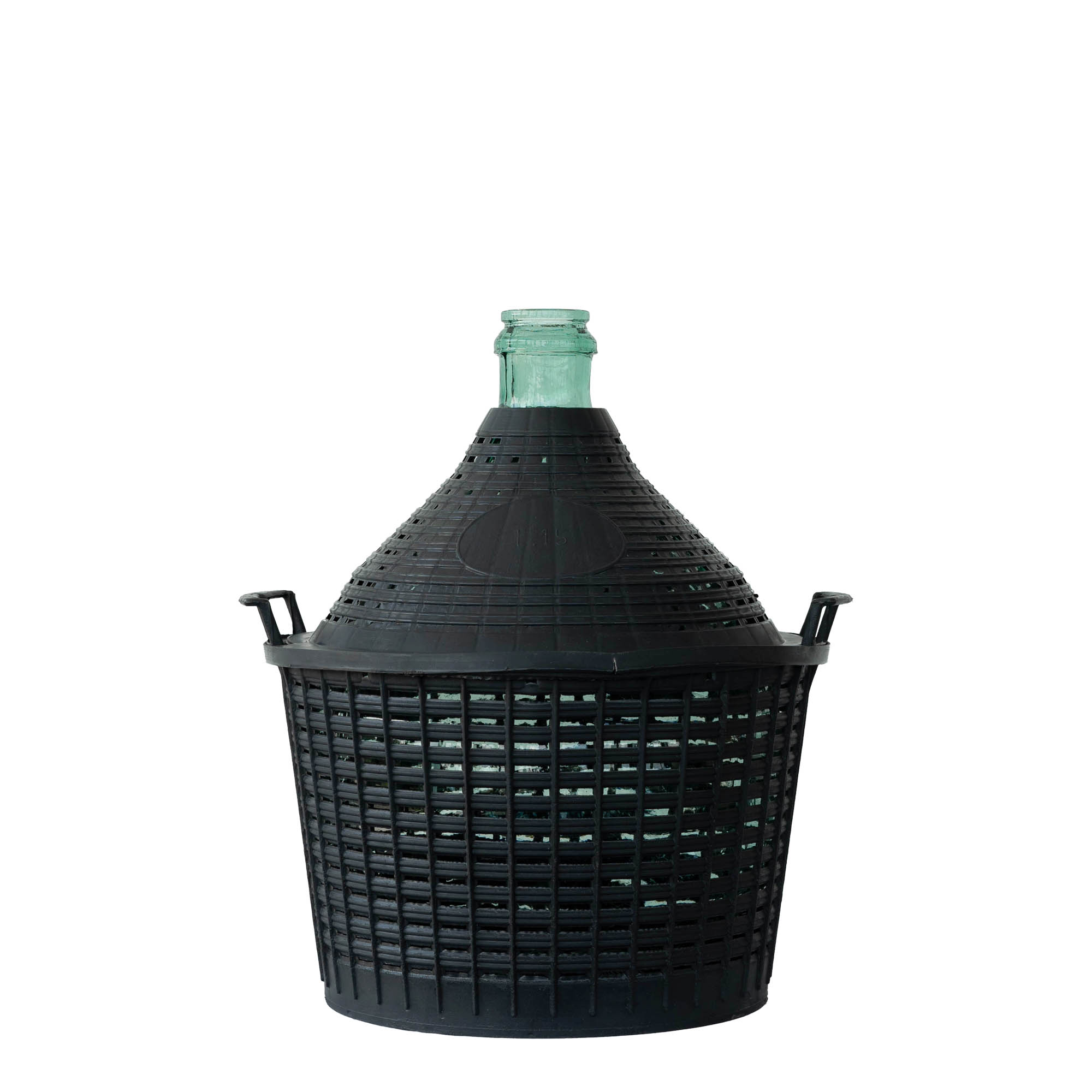 15 l narrow neck carboy, glass, closure: slip lid