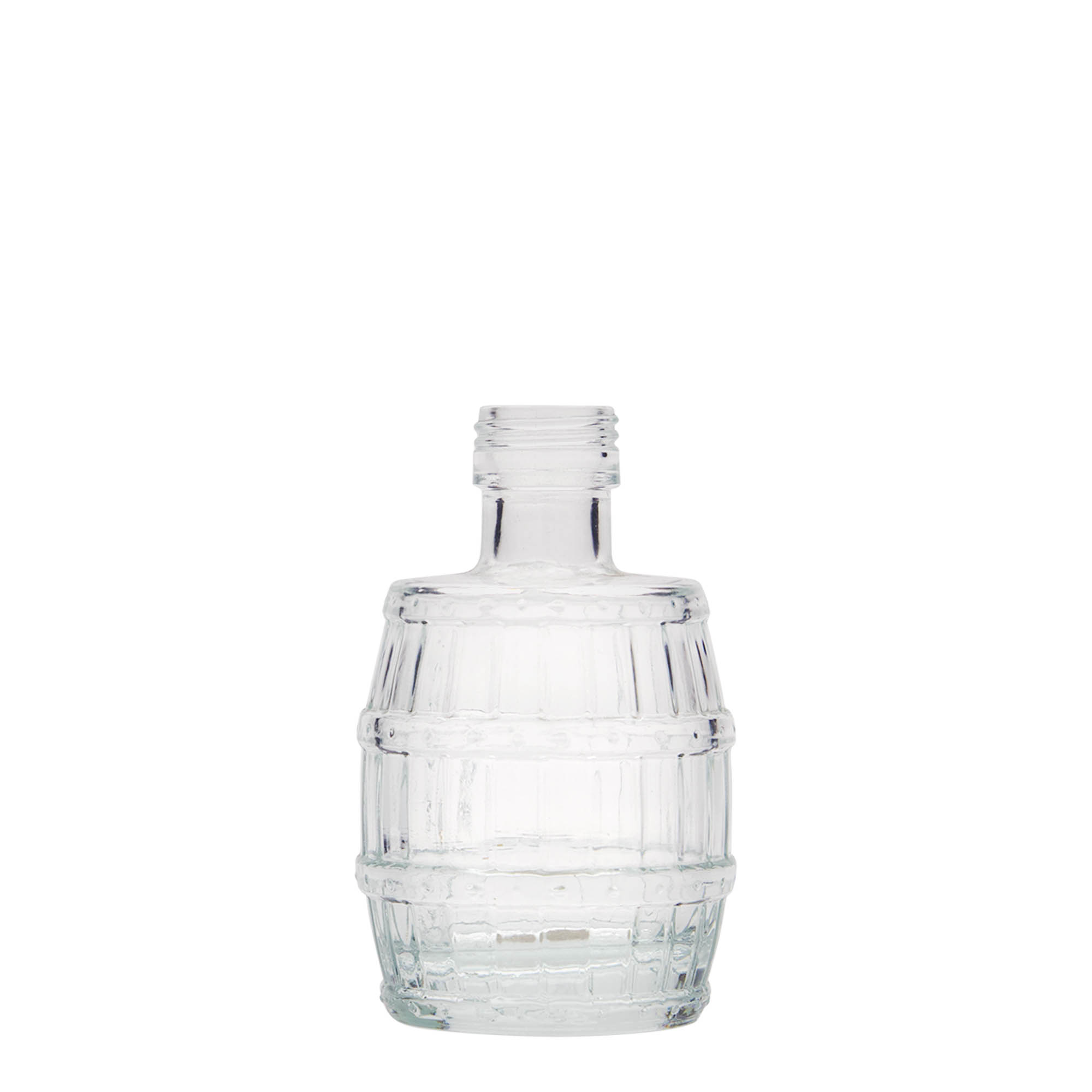 100 ml glass bottle 'Fass', closure: PP 24