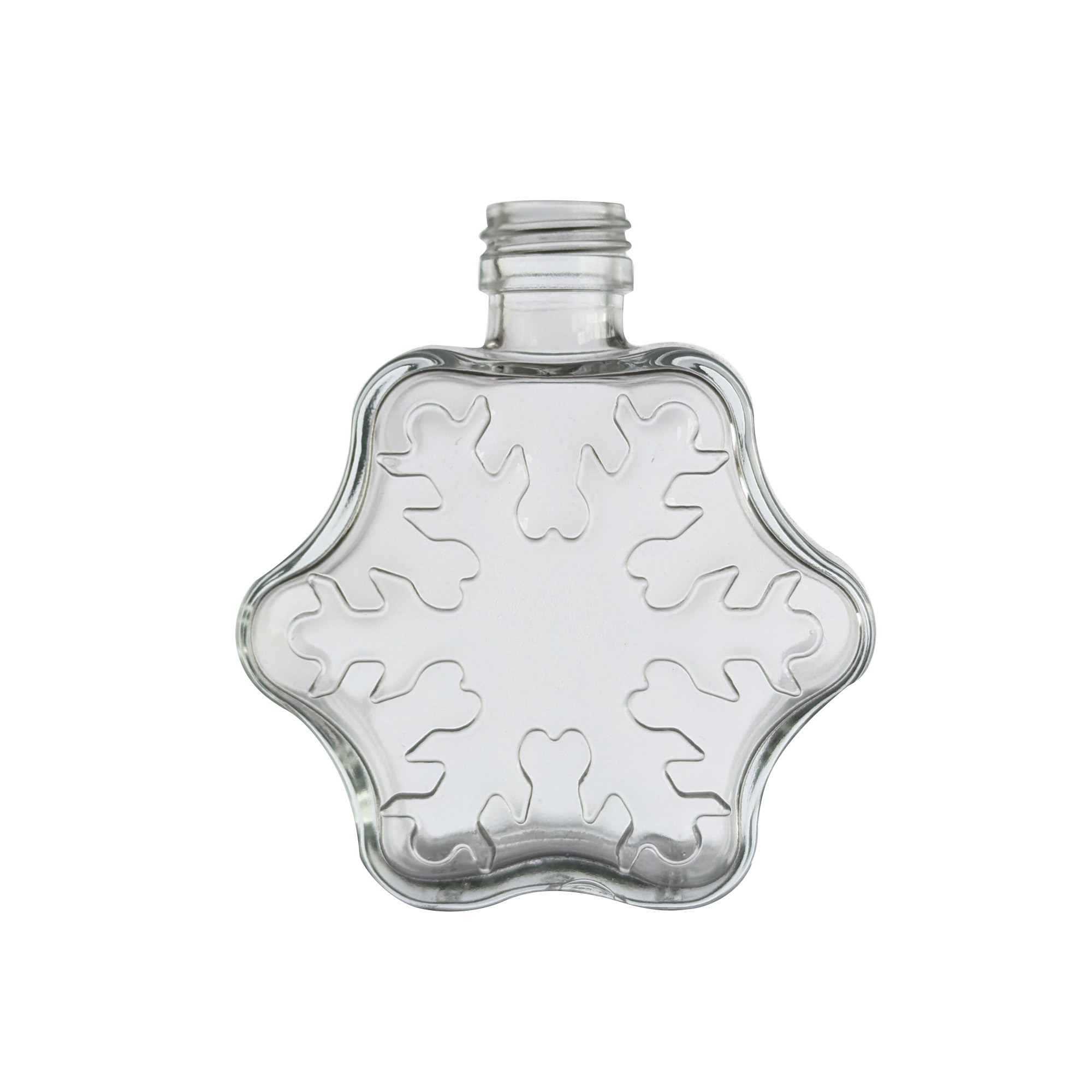 200 ml glass bottle 'Snowflake', closure: PP 28