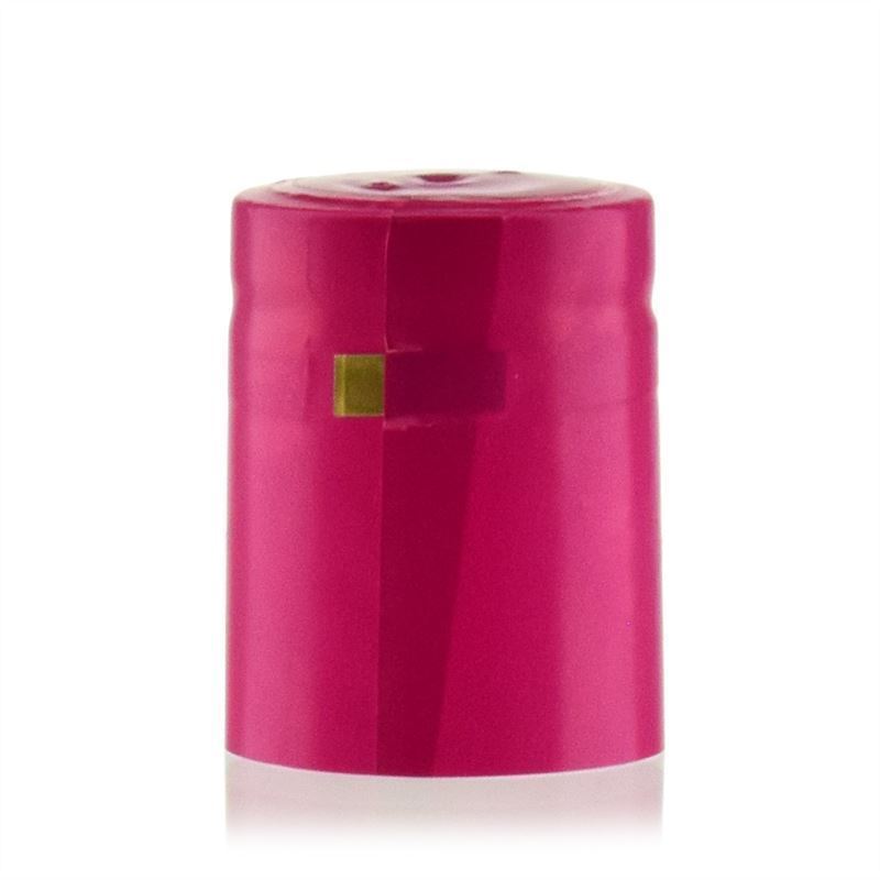 Heat shrink capsule 32x41, PVC plastic, pink