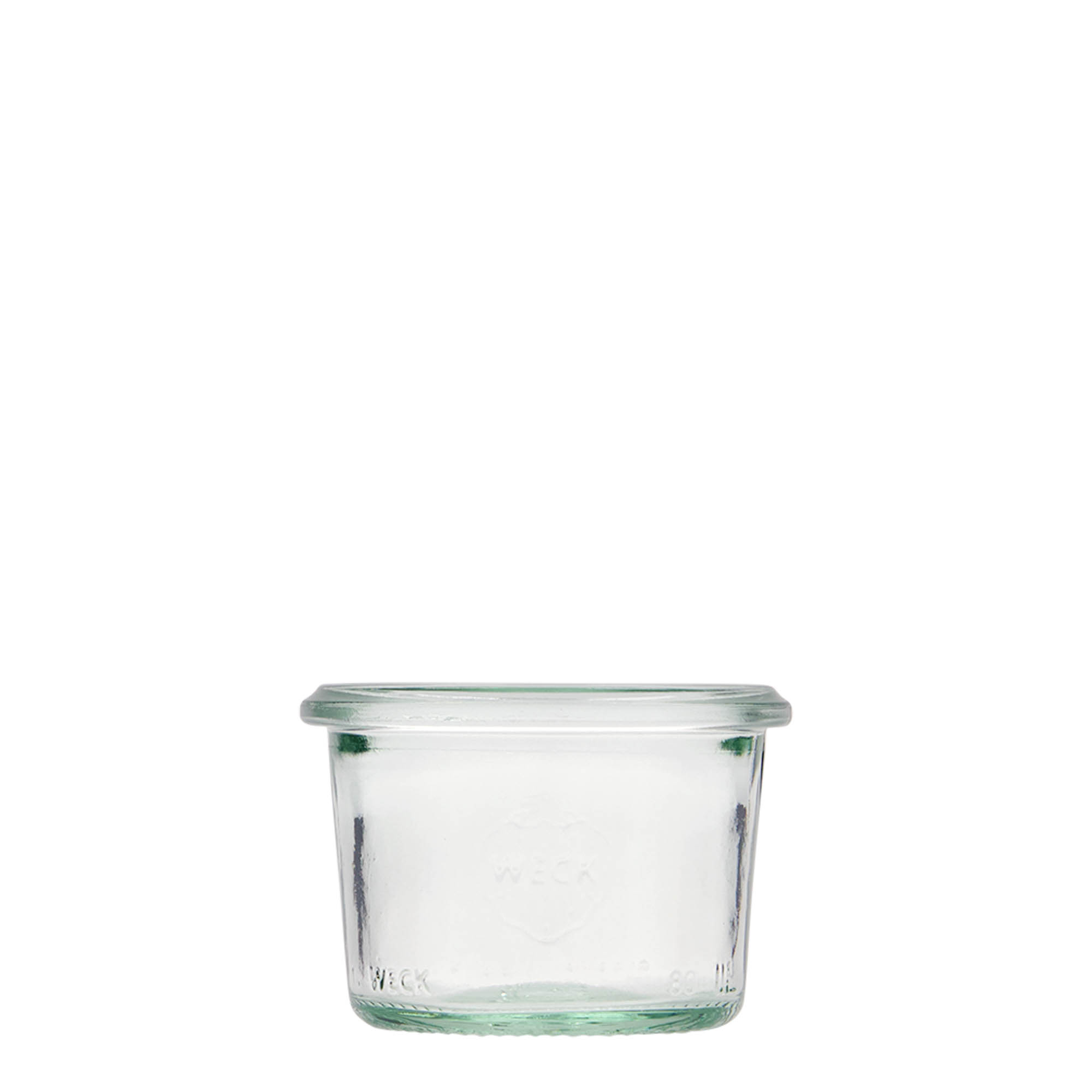 80 ml WECK cylindrical jar, closure: round rim