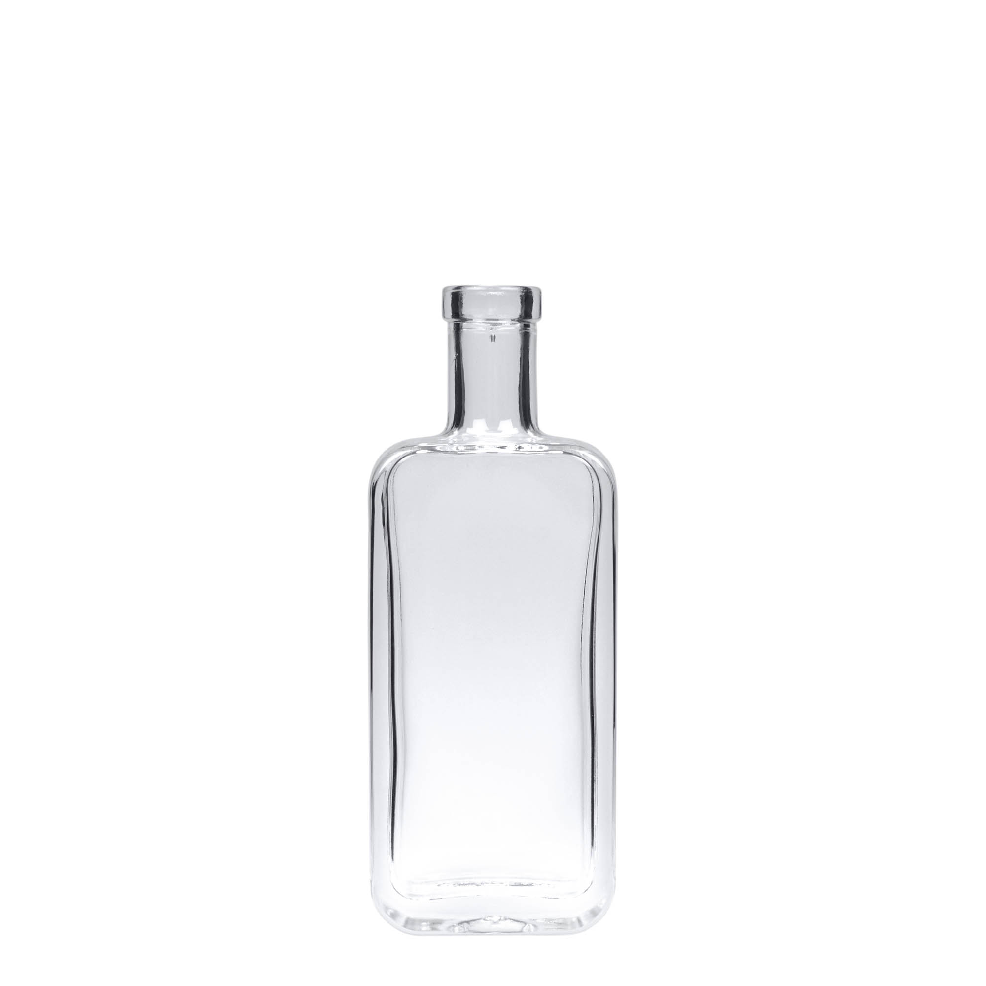 100 ml glass bottle 'Nice', rectangular, closure: cork