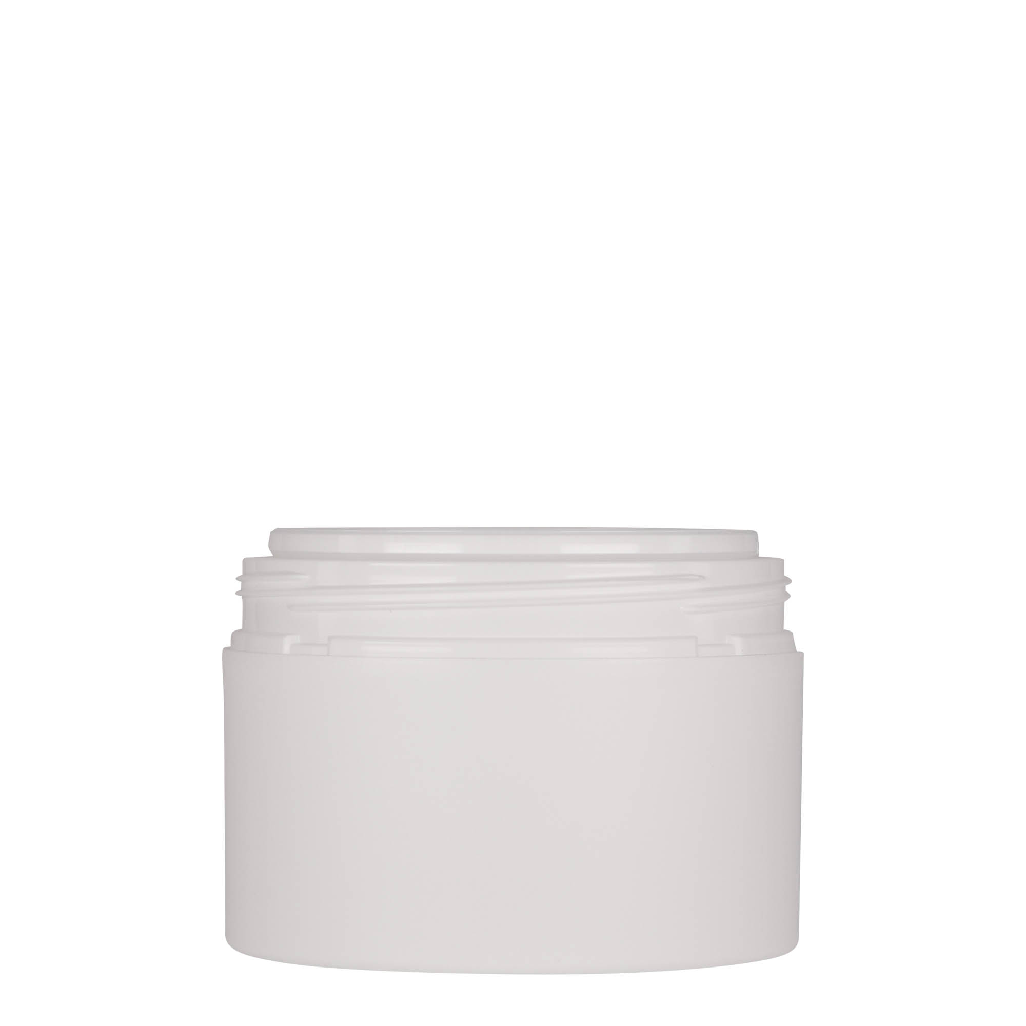 250 ml plastic jar 'Antonella', PP, white, closure: screw cap