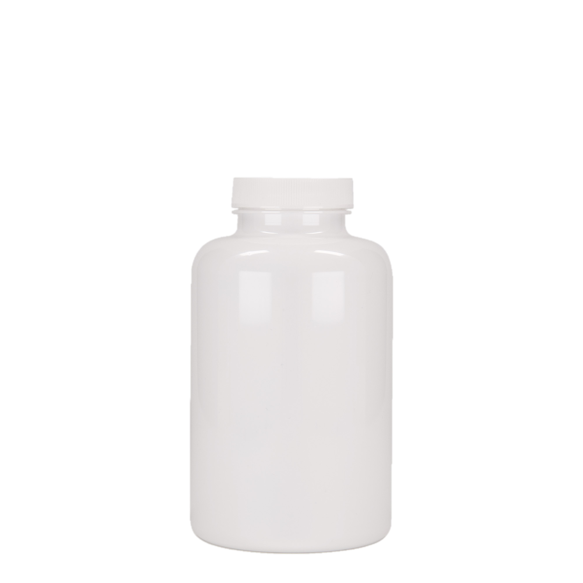 500 ml PET packer, plastic, white, closure: GPI 45/400