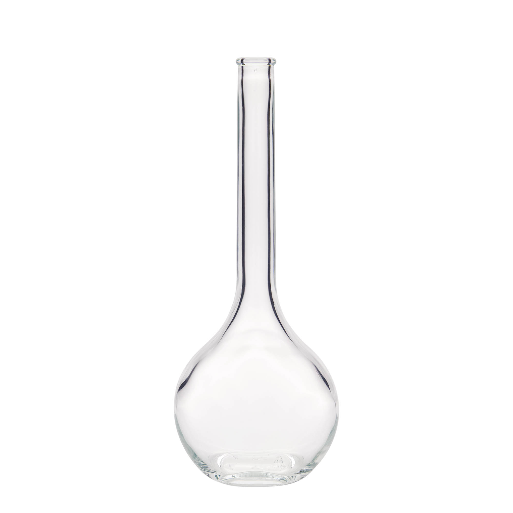 500 ml glass bottle 'Contessa', oval, closure: cork