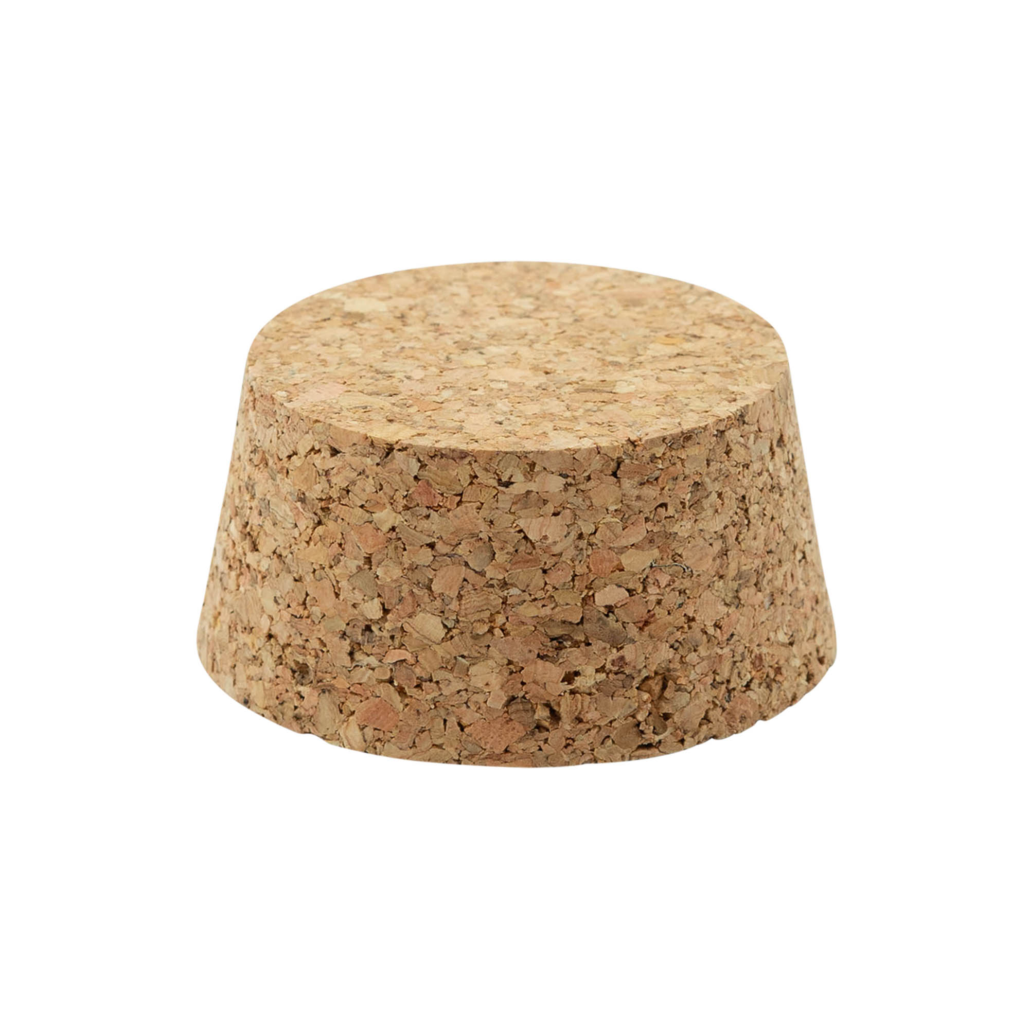 Pointed cork 48–57 x 27, pressed cork, beige, for opening: cork