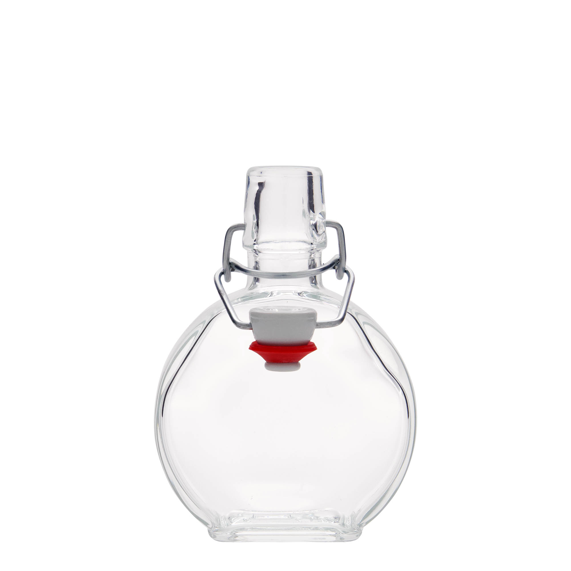 200 ml glass bottle 'Sensatione', rectangular, closure: swing top