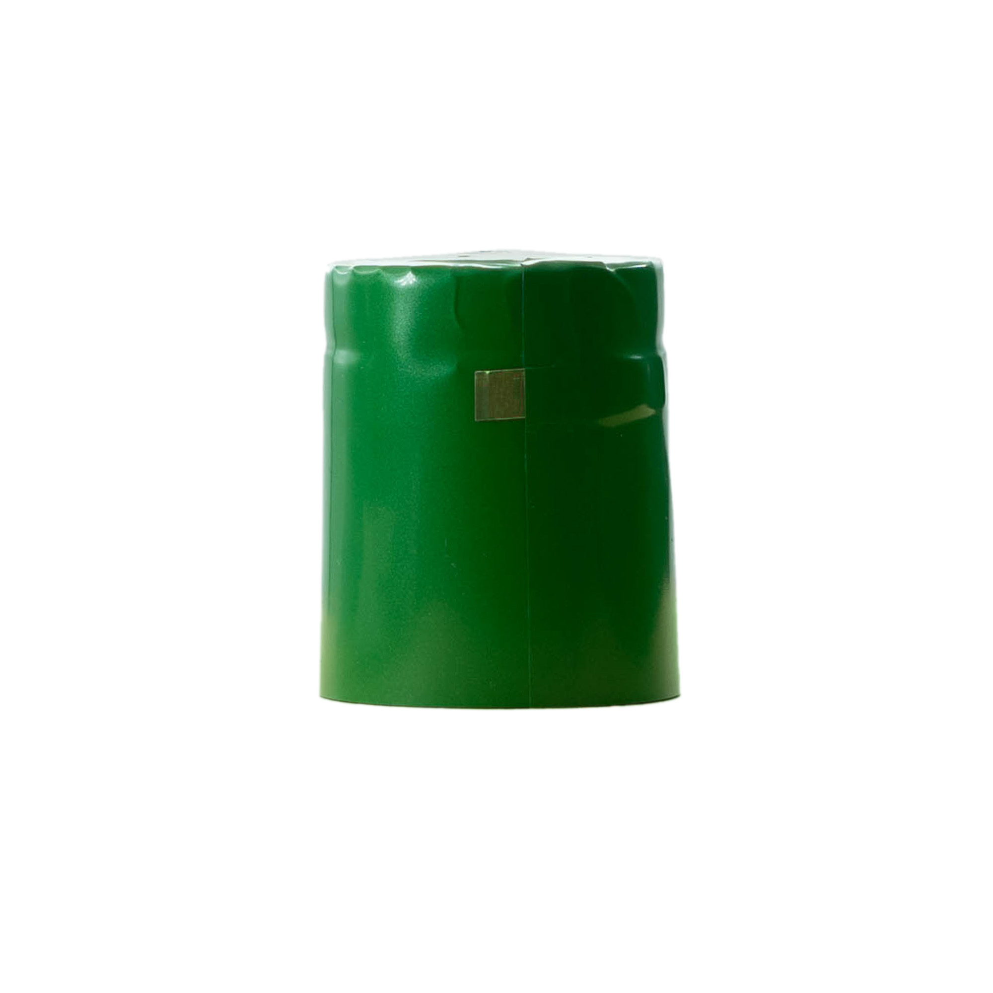 Heat shrink capsule 32x41, PVC plastic, green