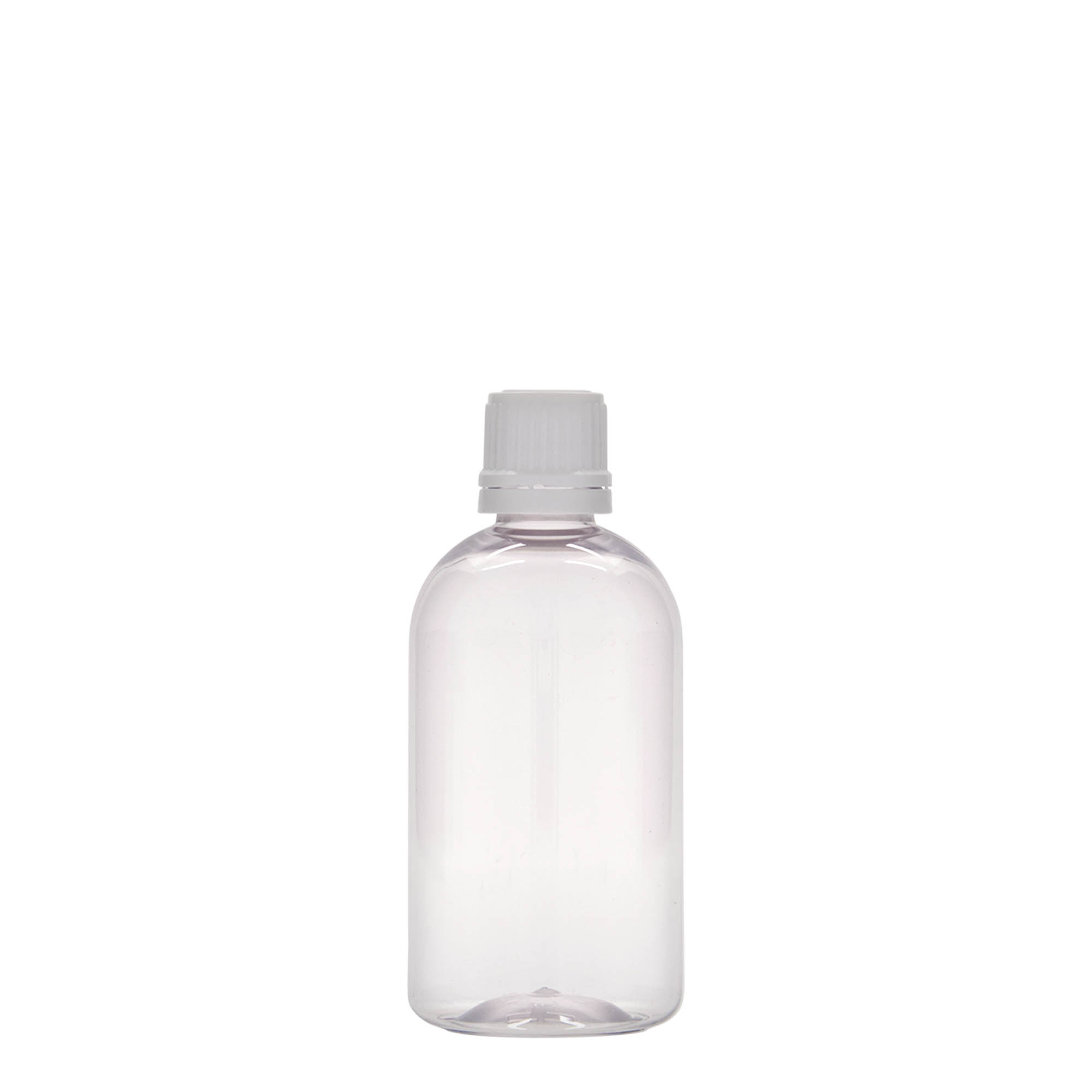 100 ml PET medicine bottle 'Easy Living', plastic, closure: DIN 18