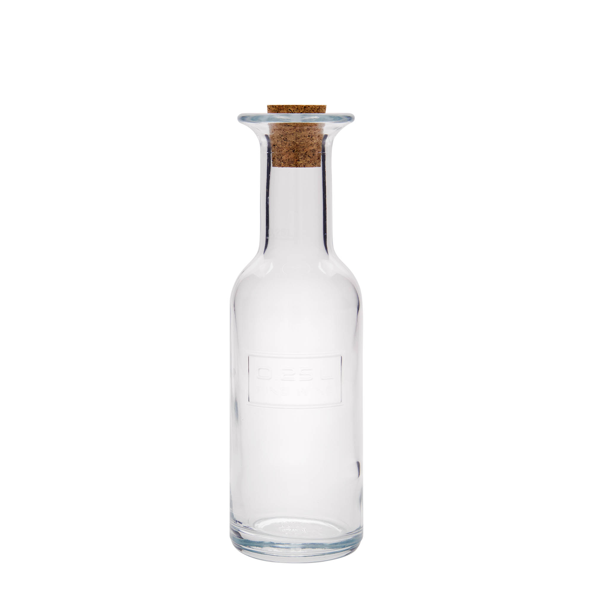 250 ml glass bottle 'Optima Fine Wine', closure: cork