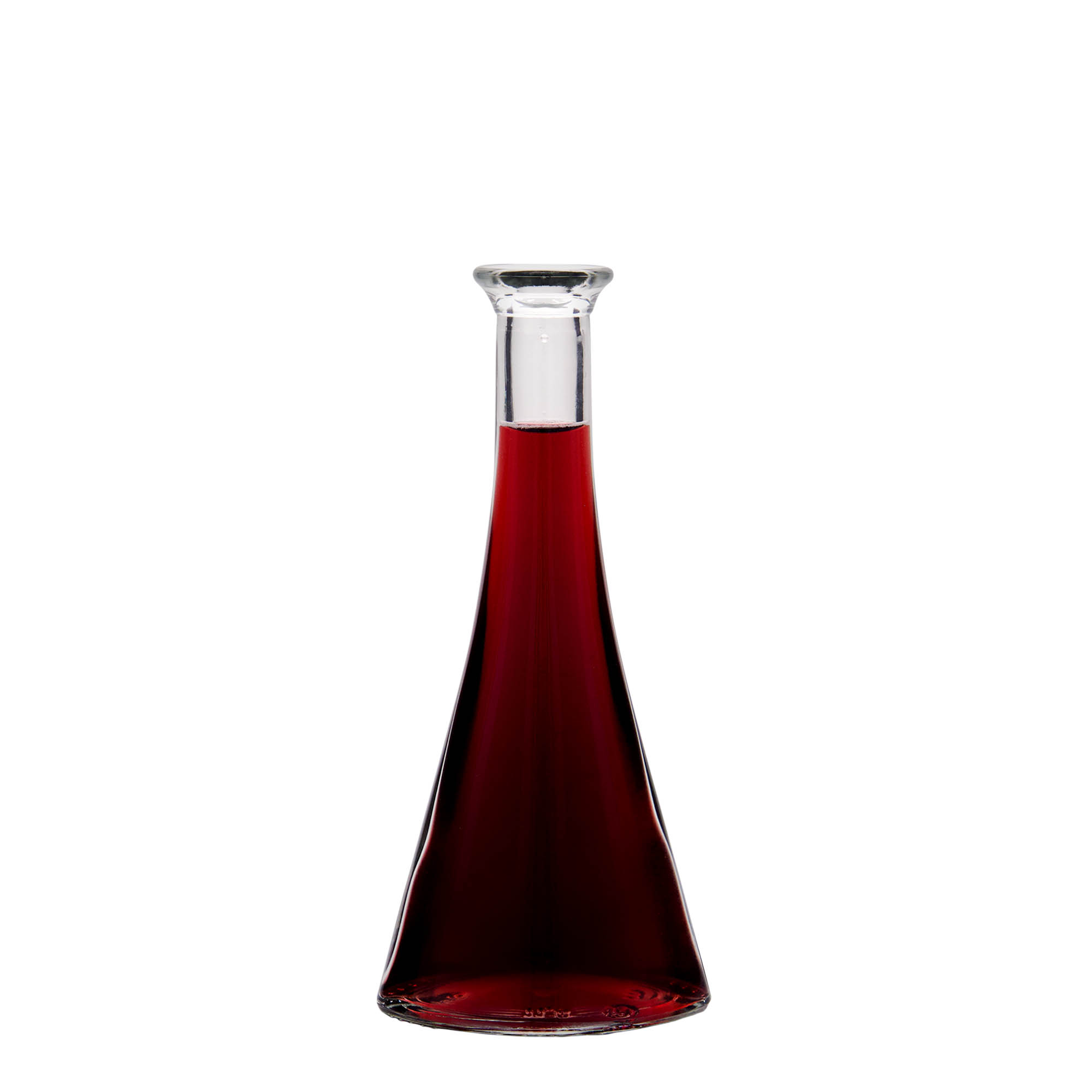 100 ml glass bottle 'Veronica', semicircular, closure: cork