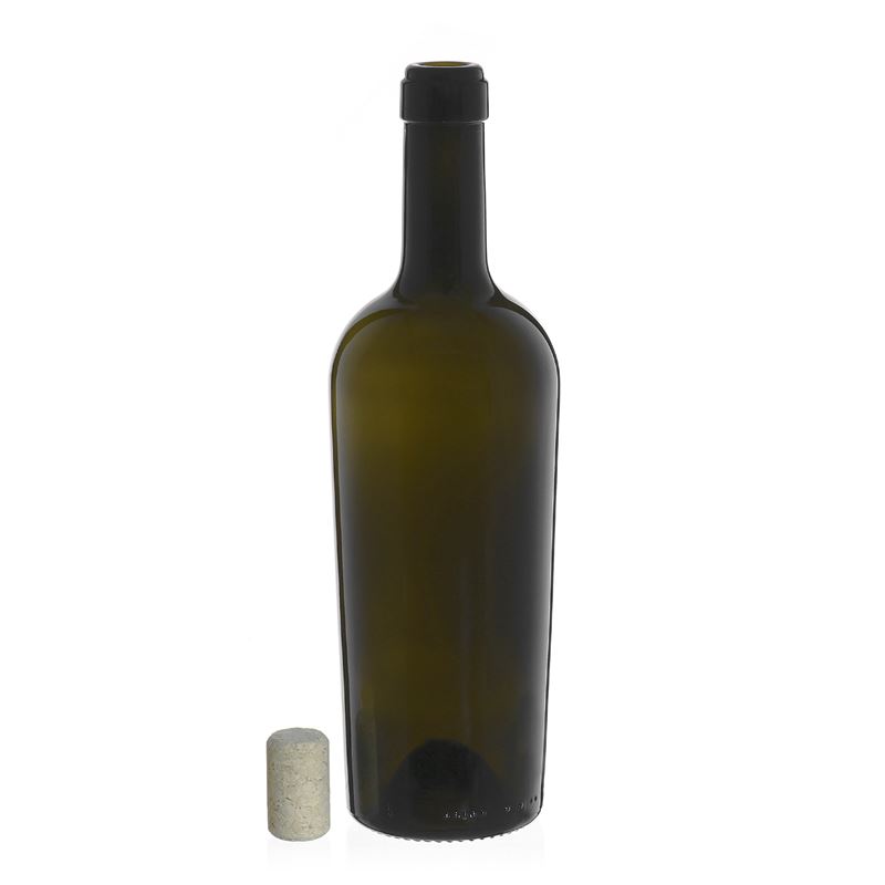 750 ml wine bottle 'Imperiale', antique green, closure: cork