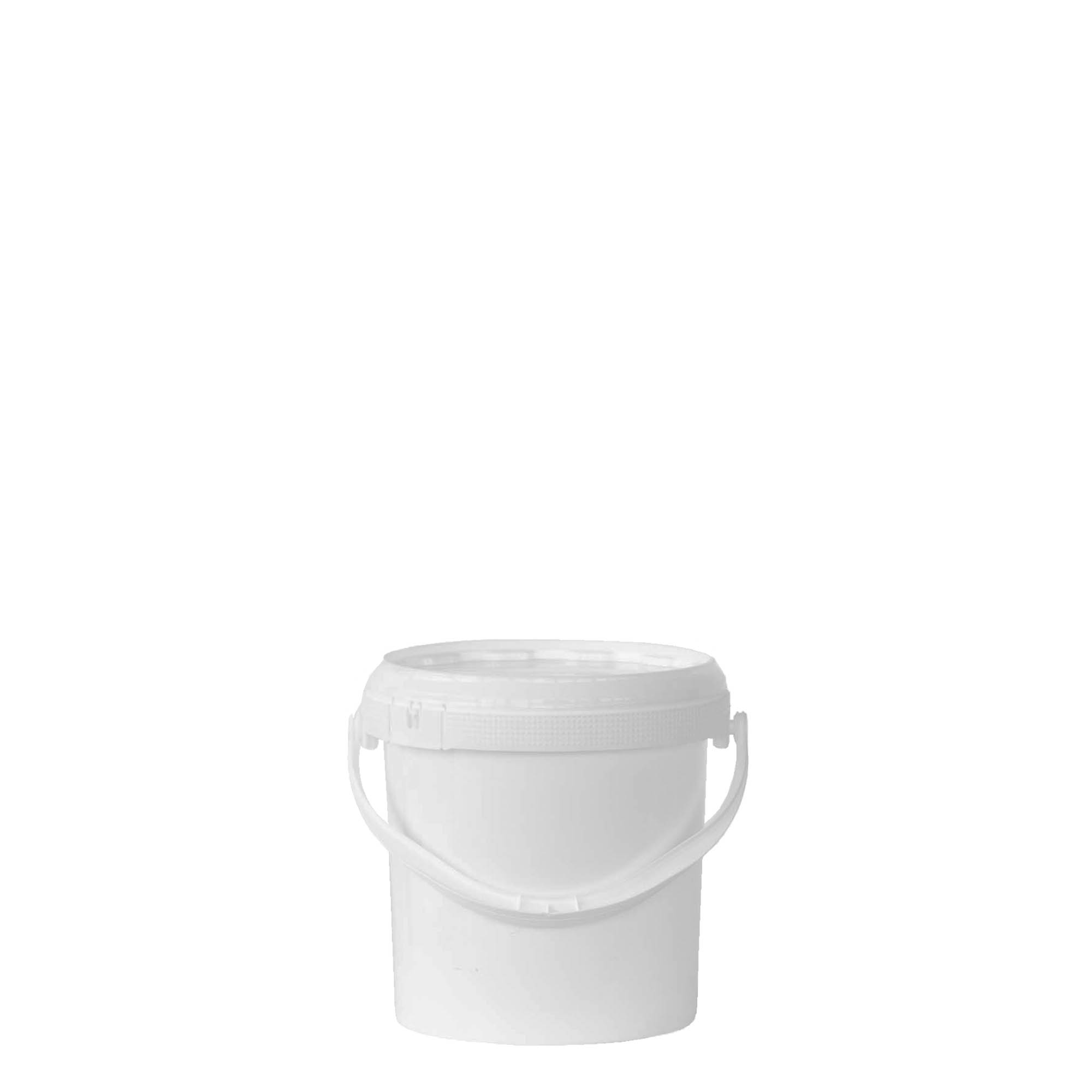 1 l bucket, PP plastic, white