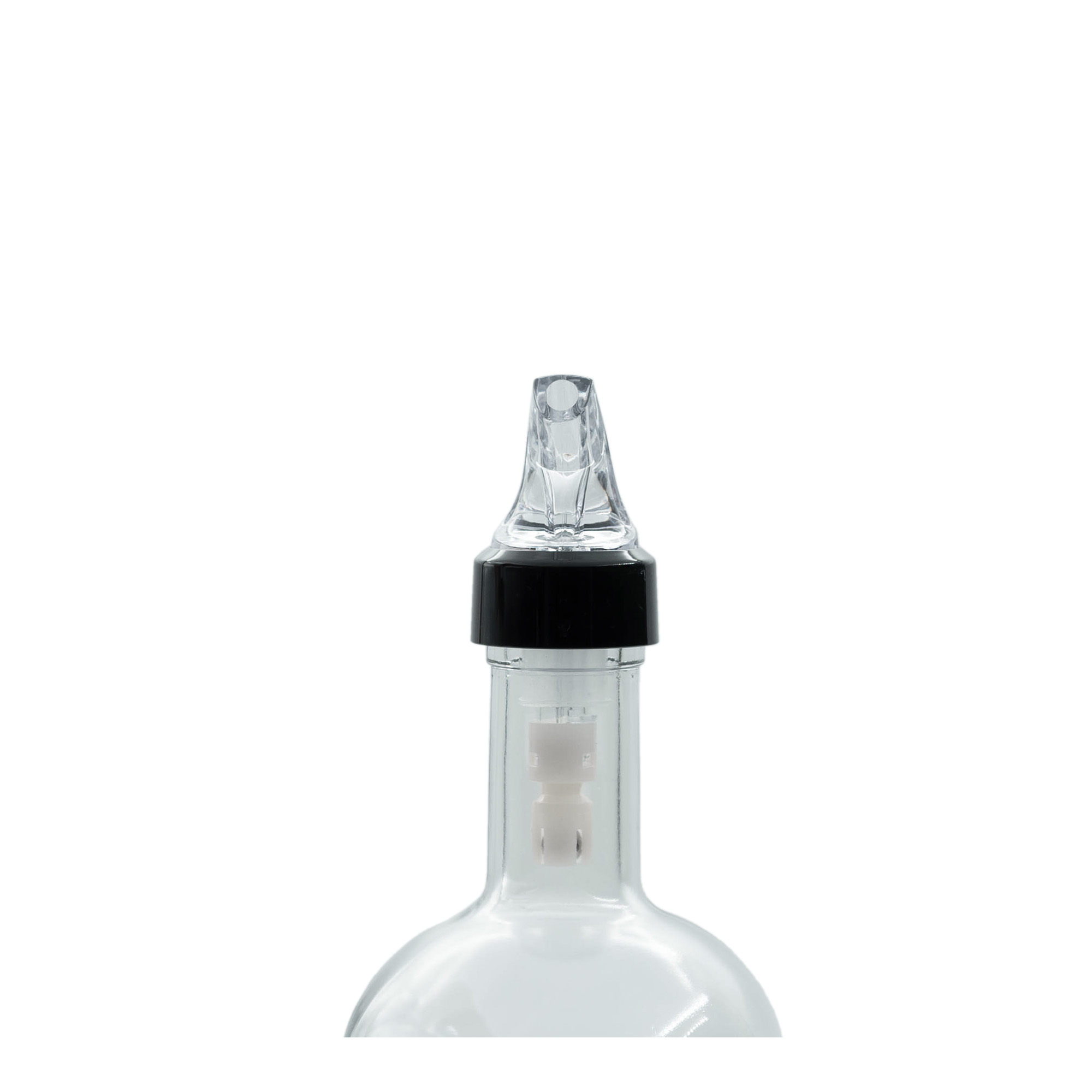 Dosing spout 'Auto Pour' 5 cl, PE plastic, clear