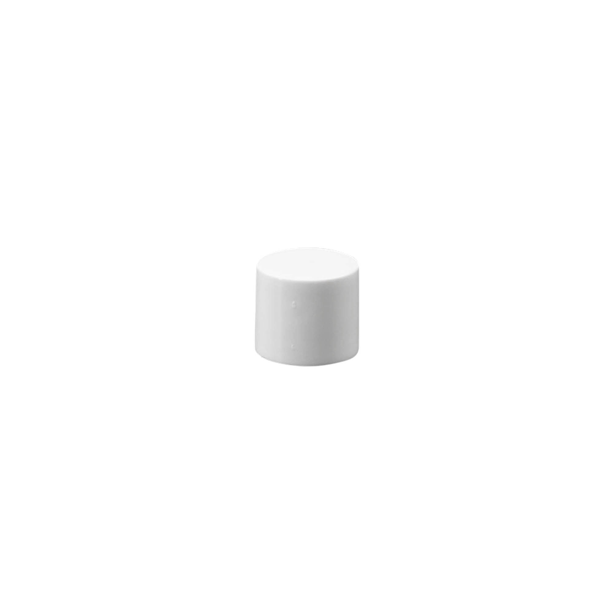 Lipstick container lid, PP plastic, white