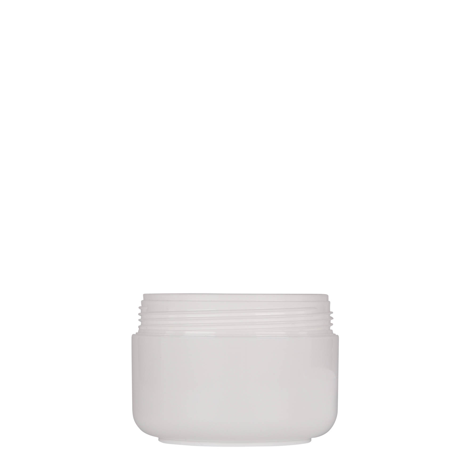 150 ml plastic jar 'Bianca', PP, white, closure: screw cap