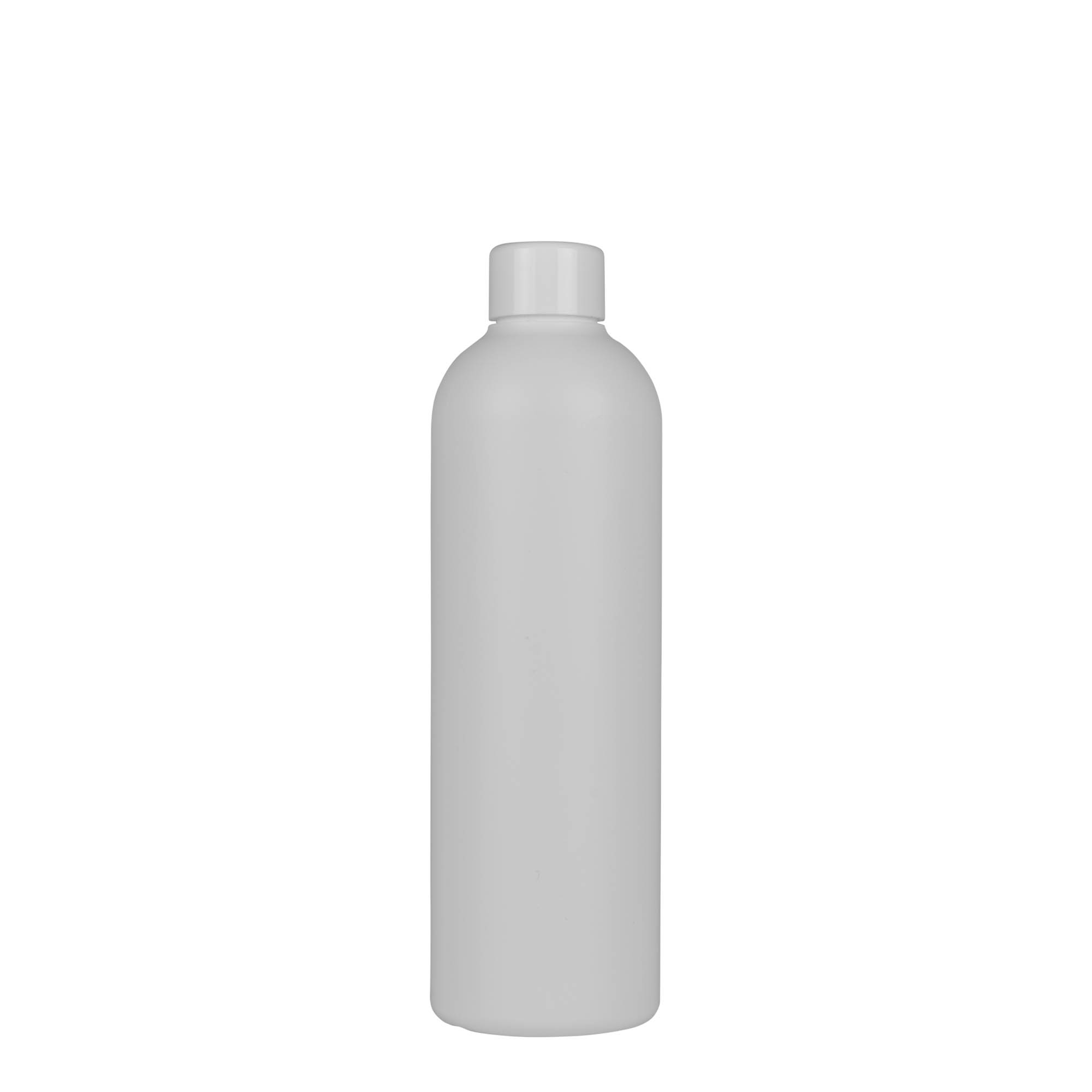 300 ml plastic bottle 'Tuffy', HDPE, white, closure: GPI 24/410