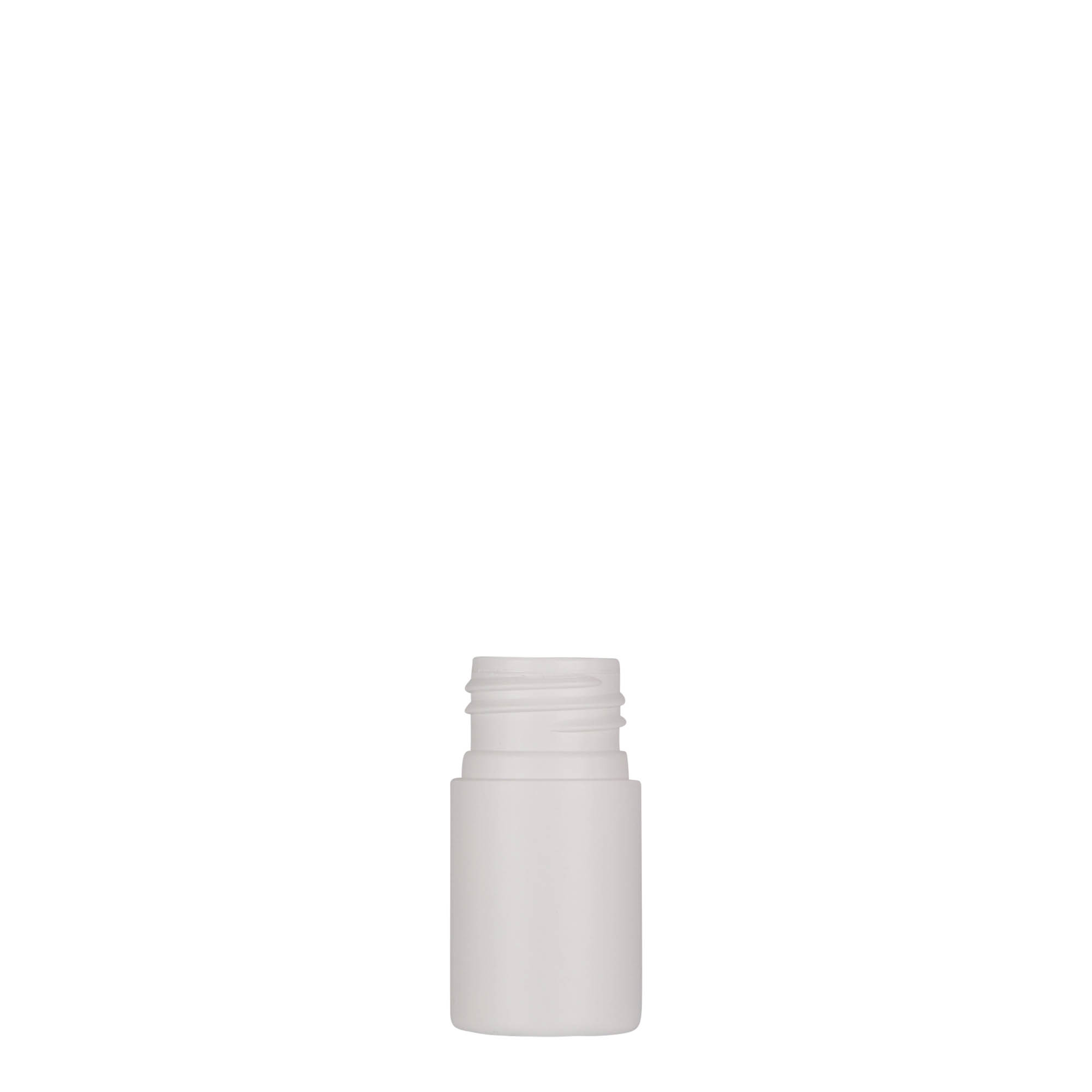 15 ml plastic bottle 'Tuffy', HDPE, white, closure: GPI 24/410