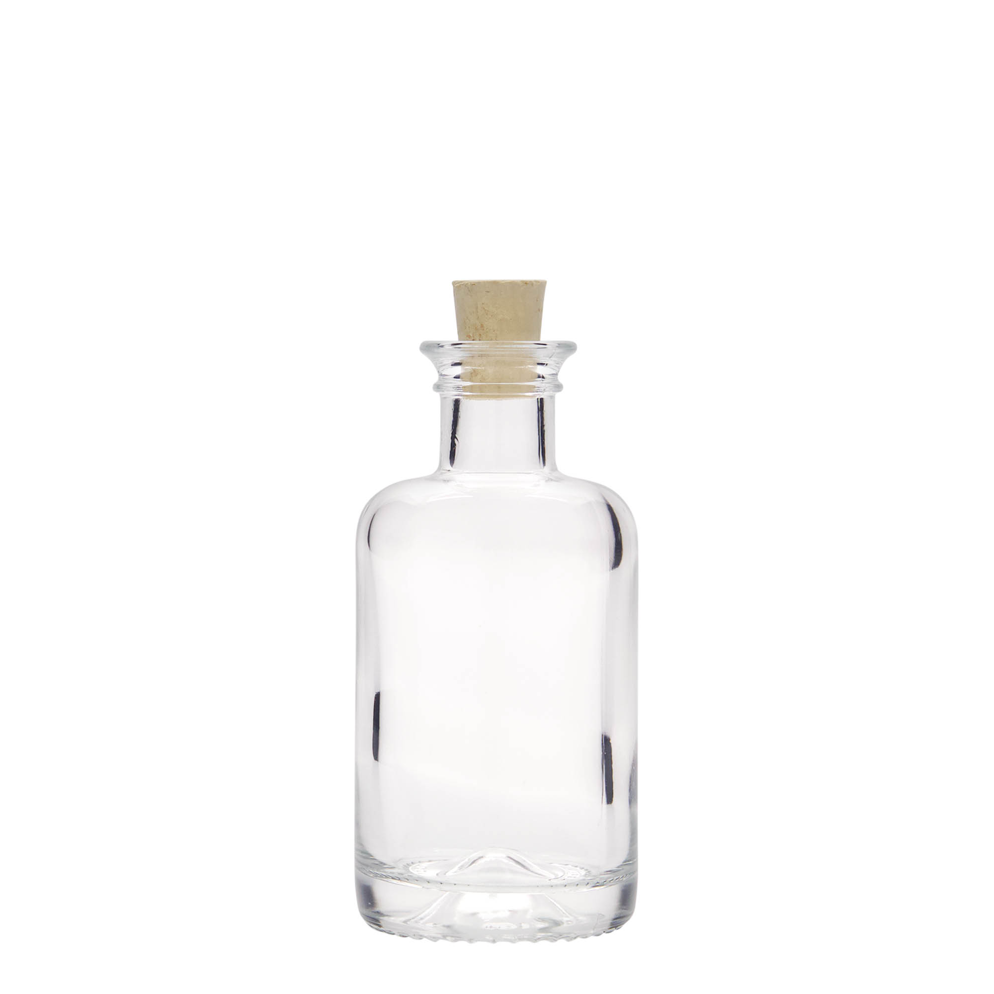 100 ml glass apothecary bottle, closure: cork