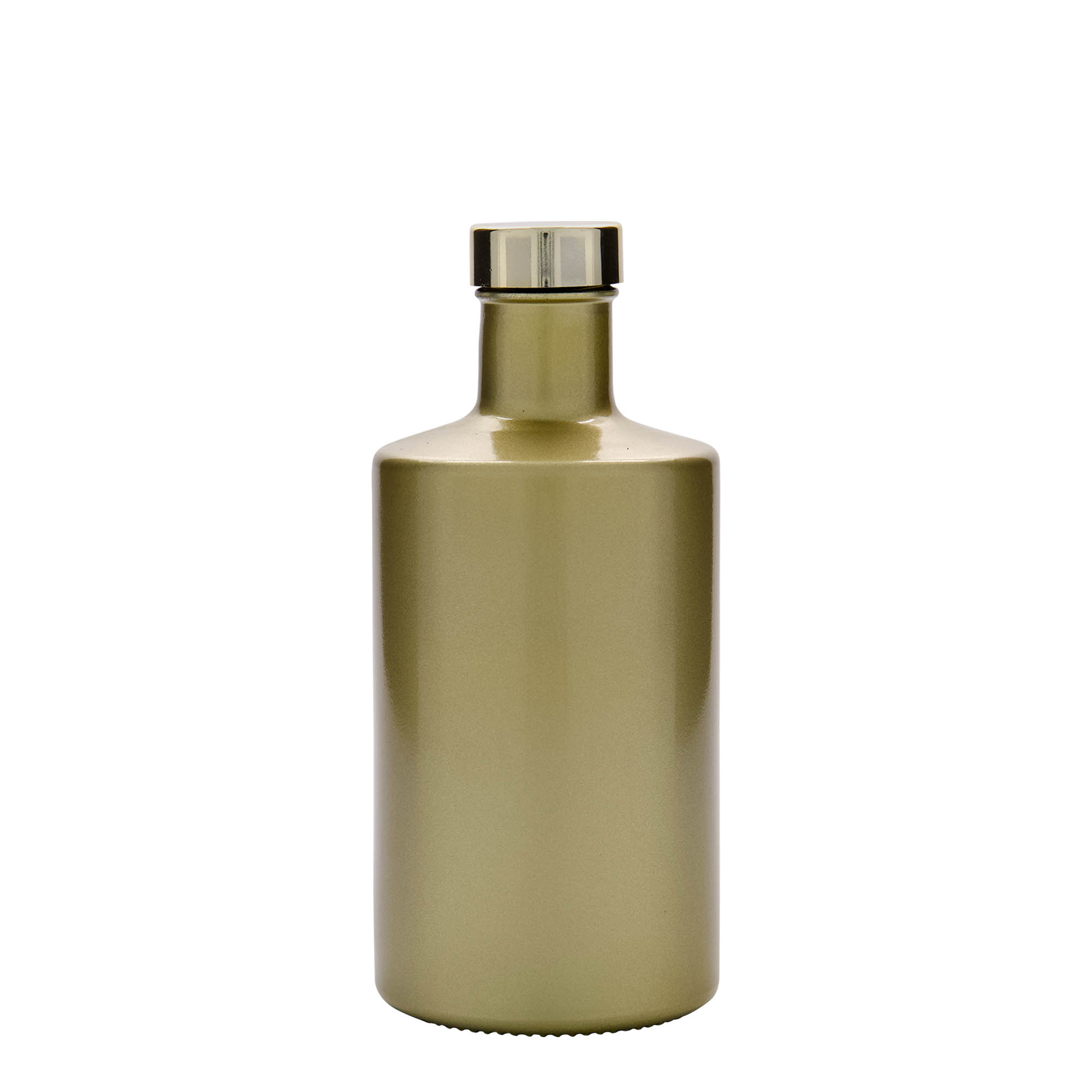 500 ml glass bottle 'Caroline', gold, closure: GPI 33