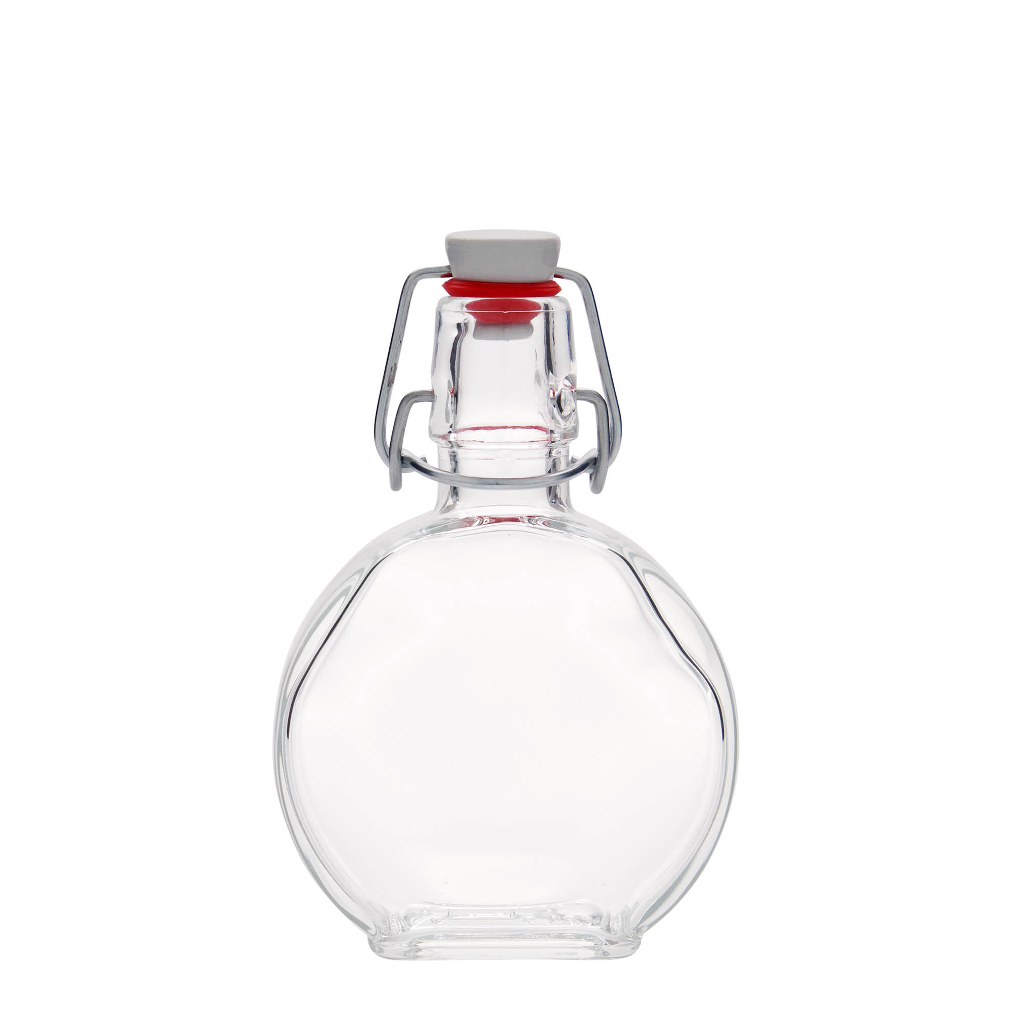 200 ml glass bottle 'Sensatione', rectangular, closure: swing top