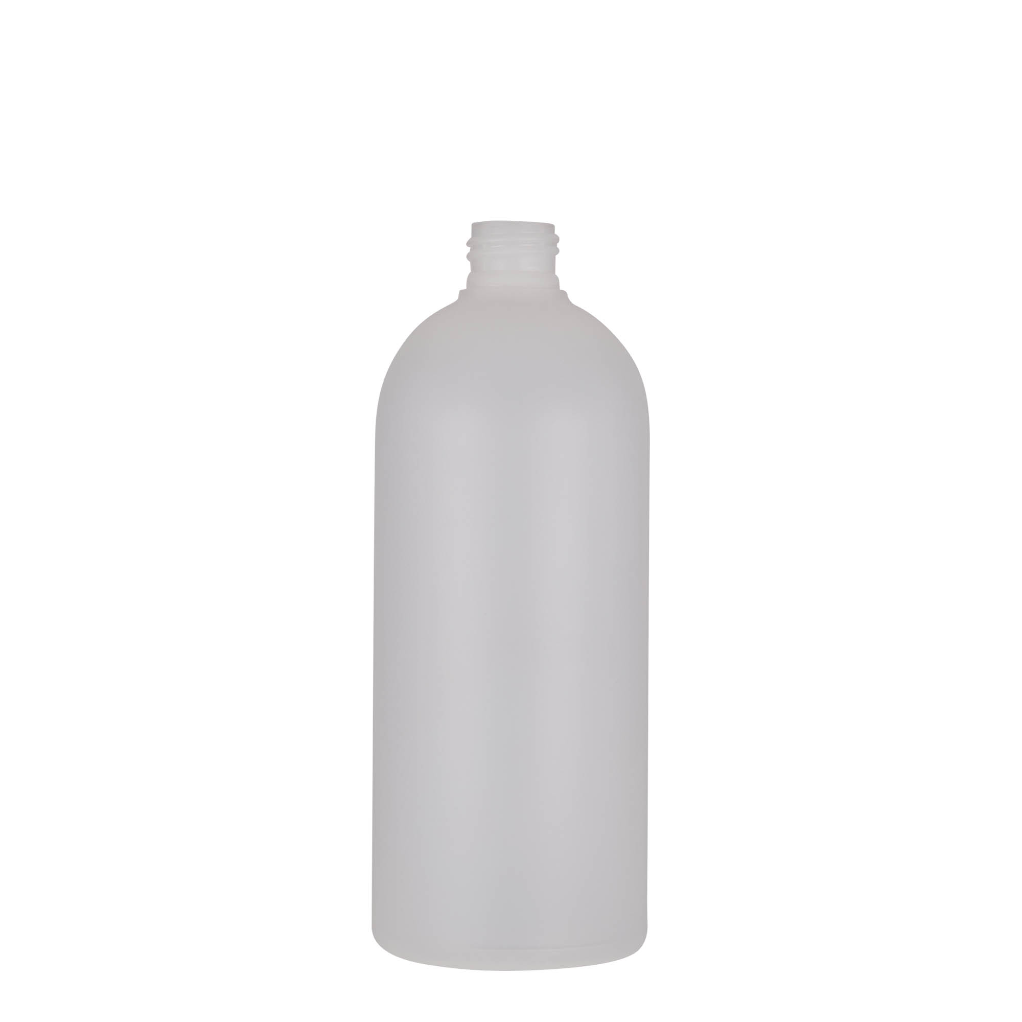 500 ml plastic bottle 'Tuffy', HDPE, natural, closure: GPI 24/410