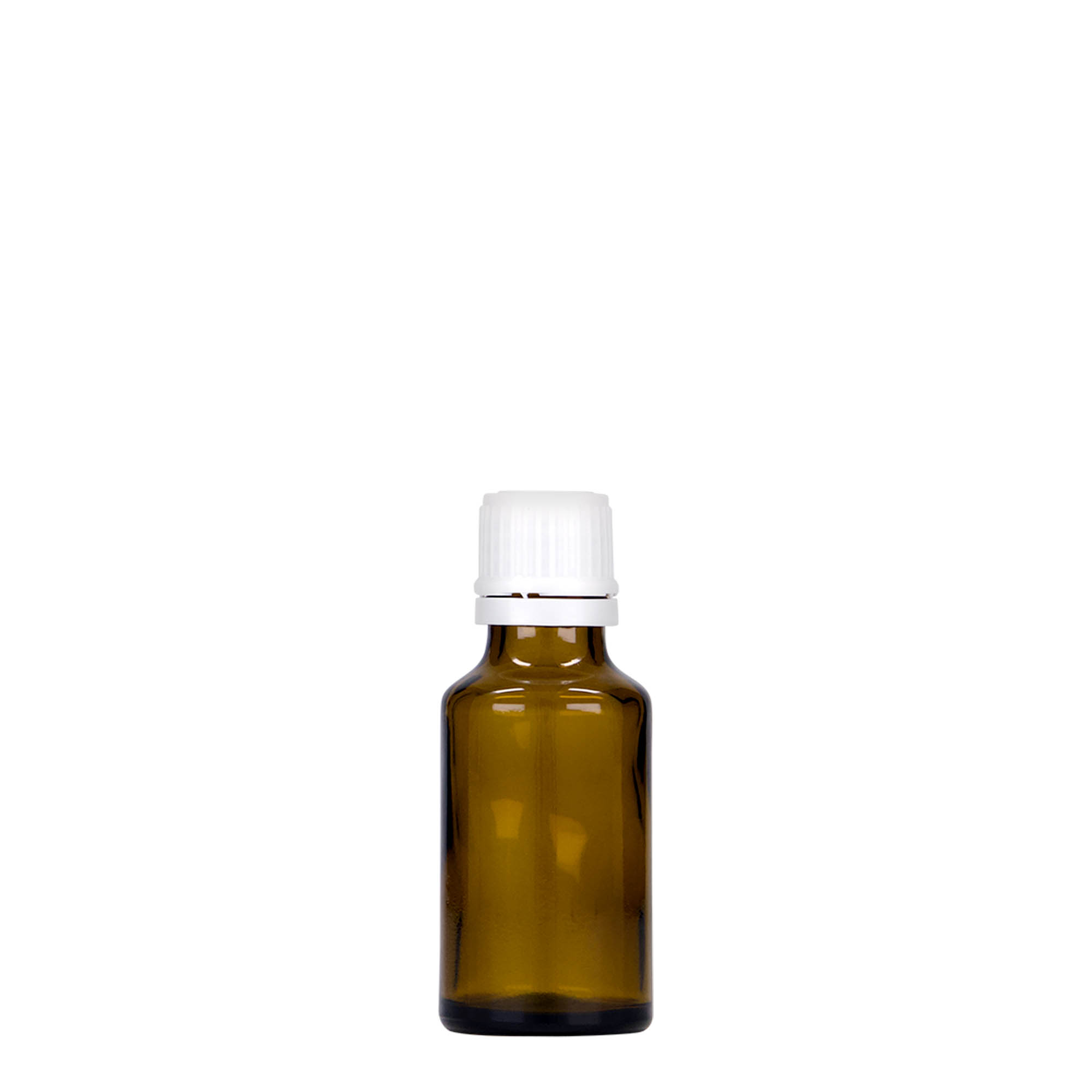 25 ml medicine bottle, glass, brown, closure: DIN 18