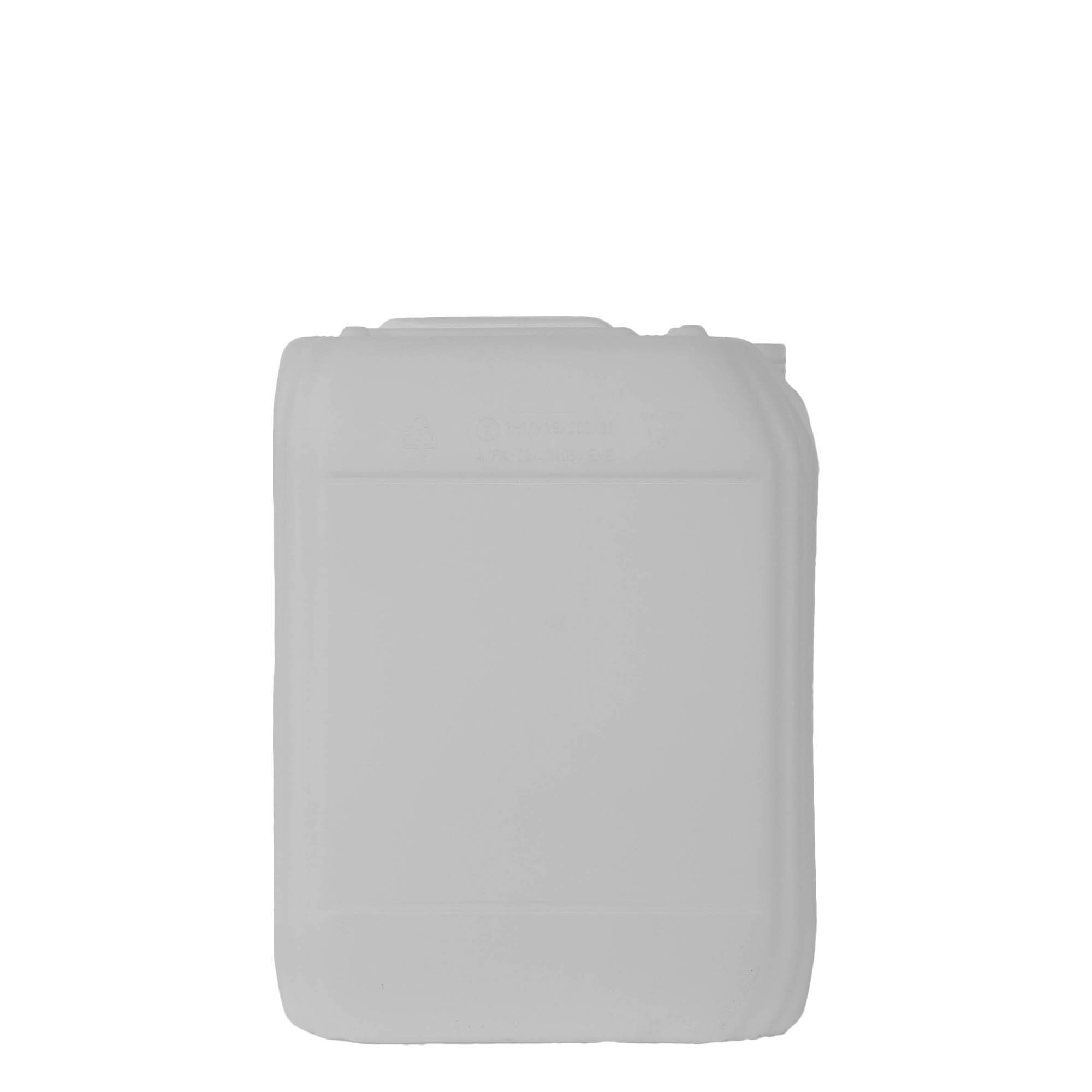 20 l canister, rectangular, HDPE plastic, natural, closure: ND 60