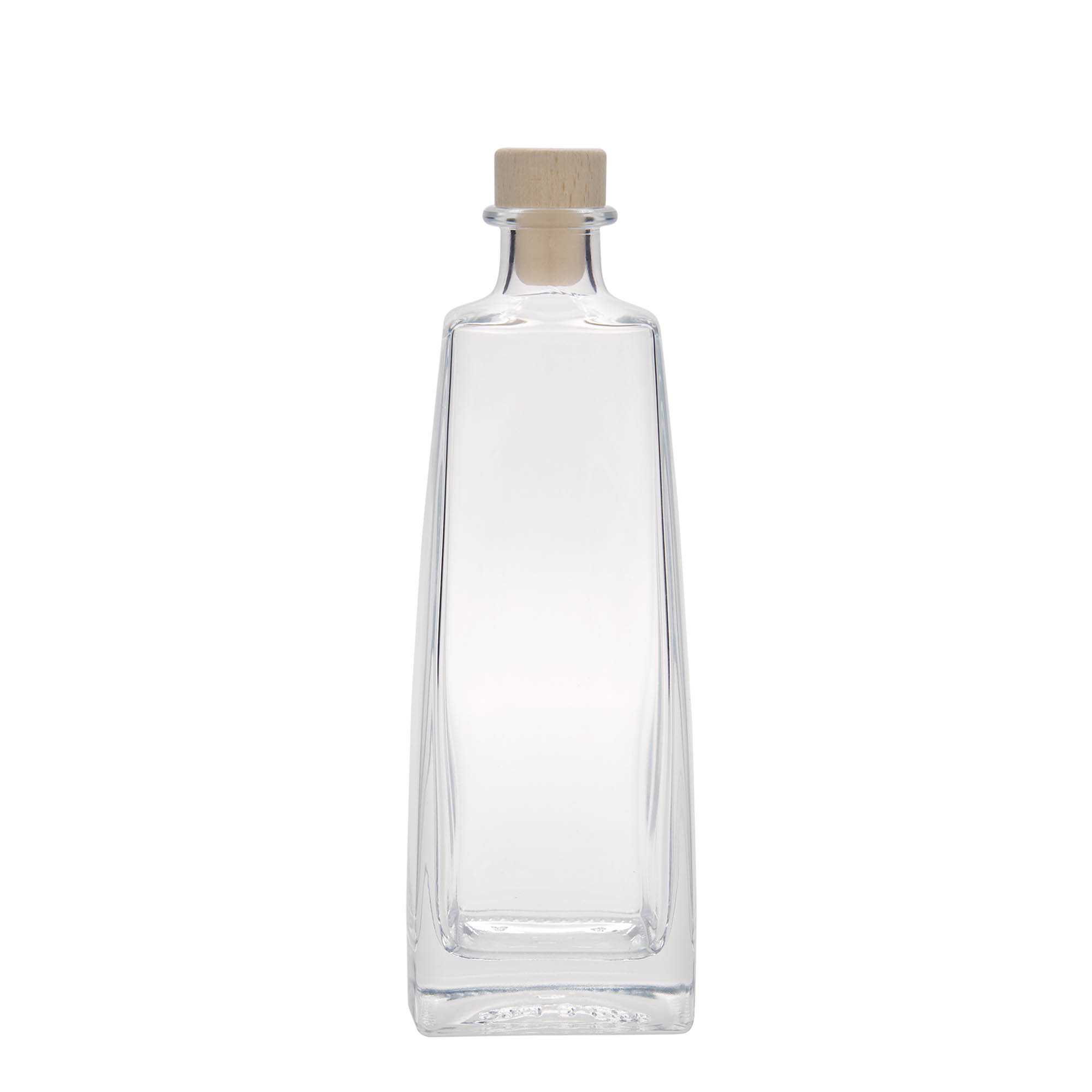 500 ml glass bottle 'Timmy', rectangular, closure: cork