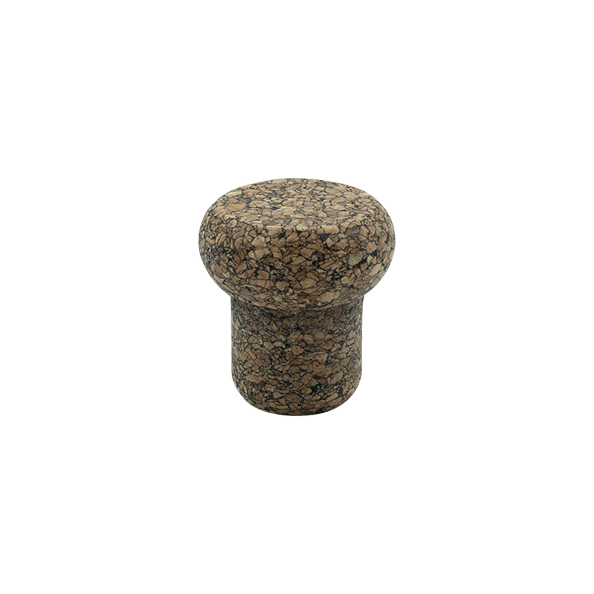 22.5 mm mushroom cork 'Barrel', Corkcoal, for opening: cork